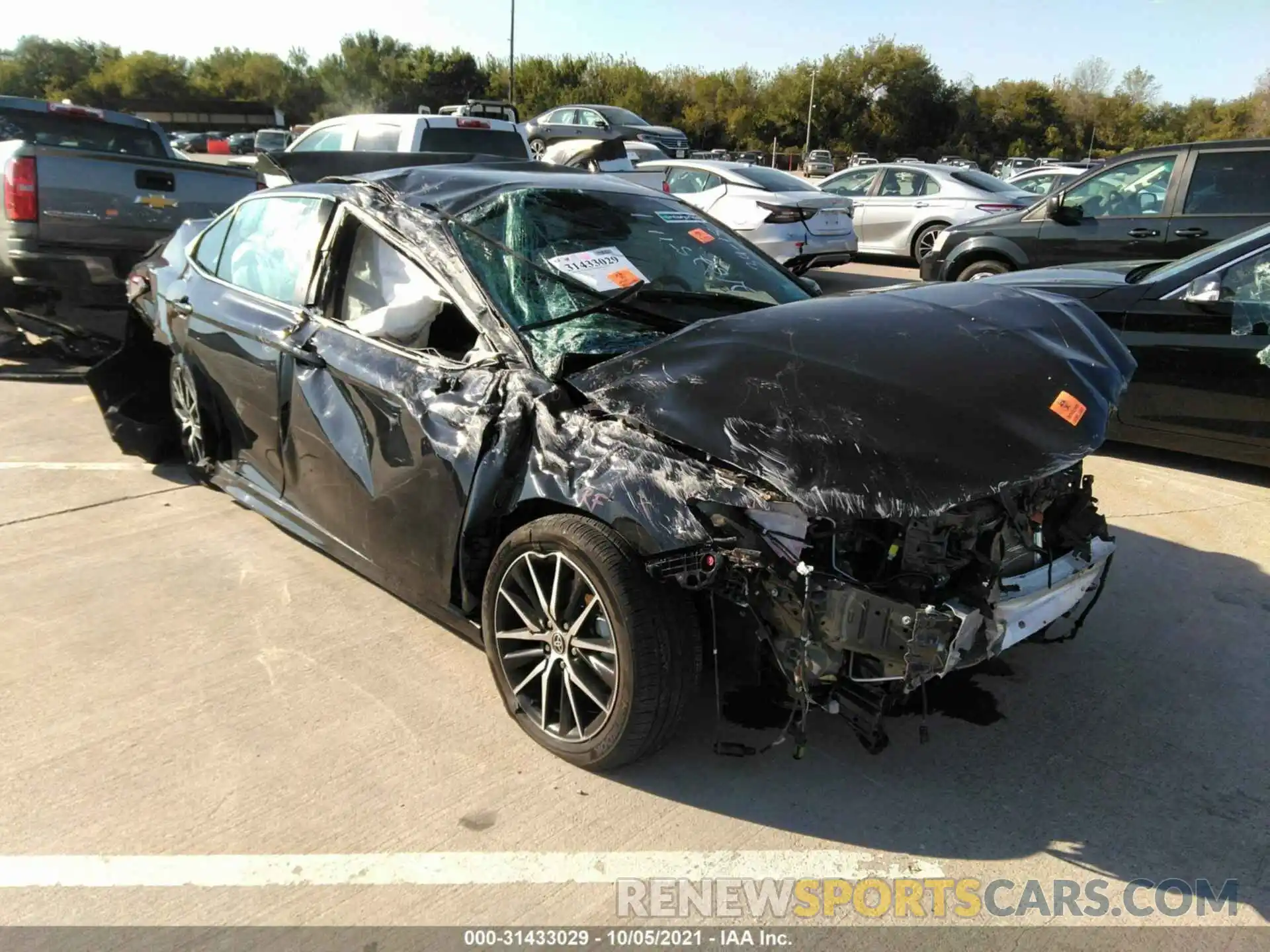 1 Photograph of a damaged car 4T1G11AK2MU480778 TOYOTA CAMRY 2021