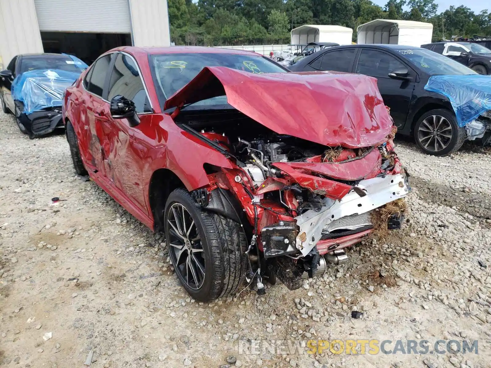 1 Photograph of a damaged car 4T1G11AK2MU481445 TOYOTA CAMRY 2021