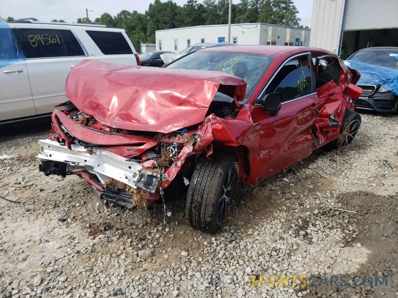 2 Photograph of a damaged car 4T1G11AK2MU481445 TOYOTA CAMRY 2021