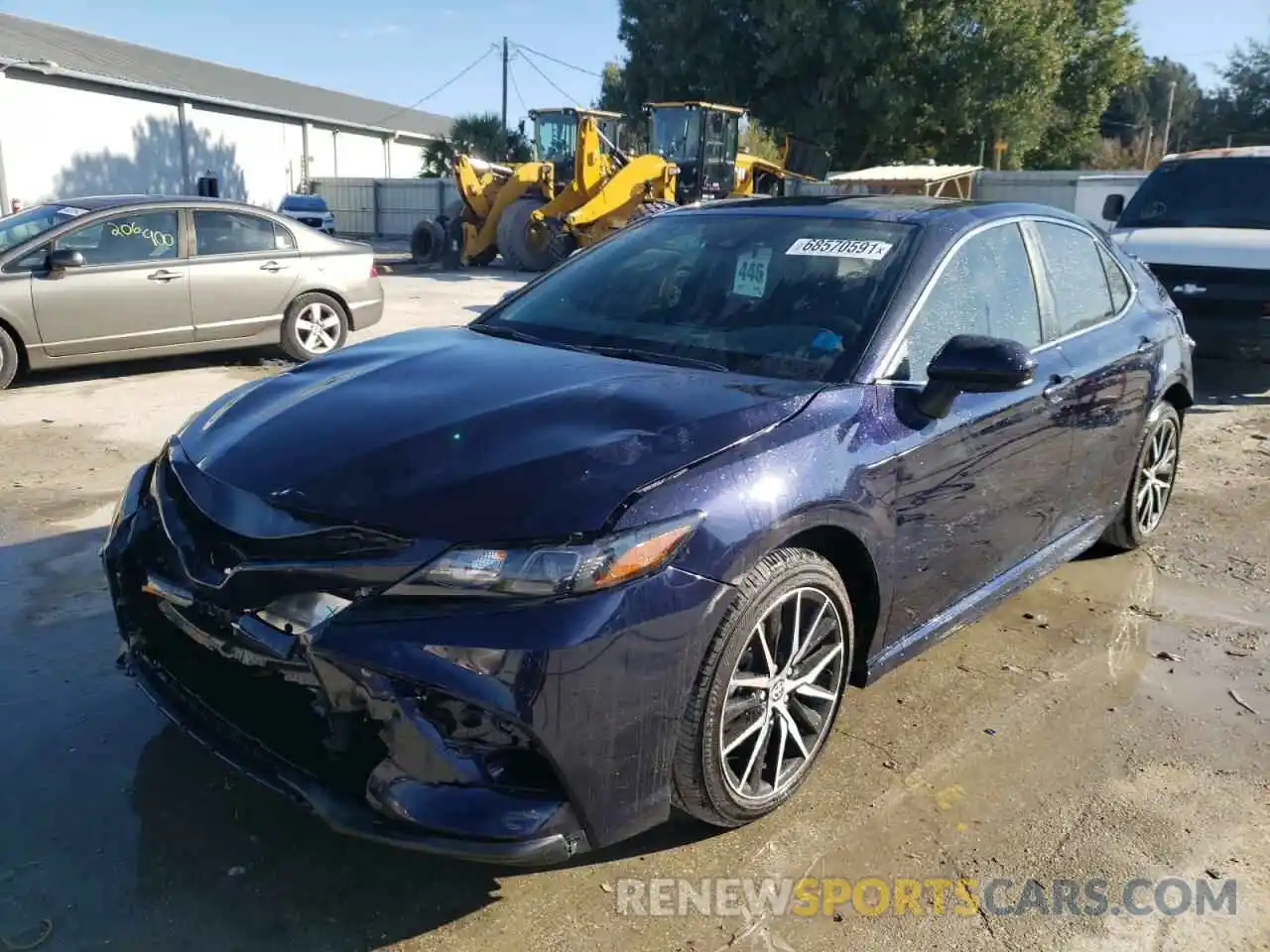 2 Photograph of a damaged car 4T1G11AK2MU496236 TOYOTA CAMRY 2021