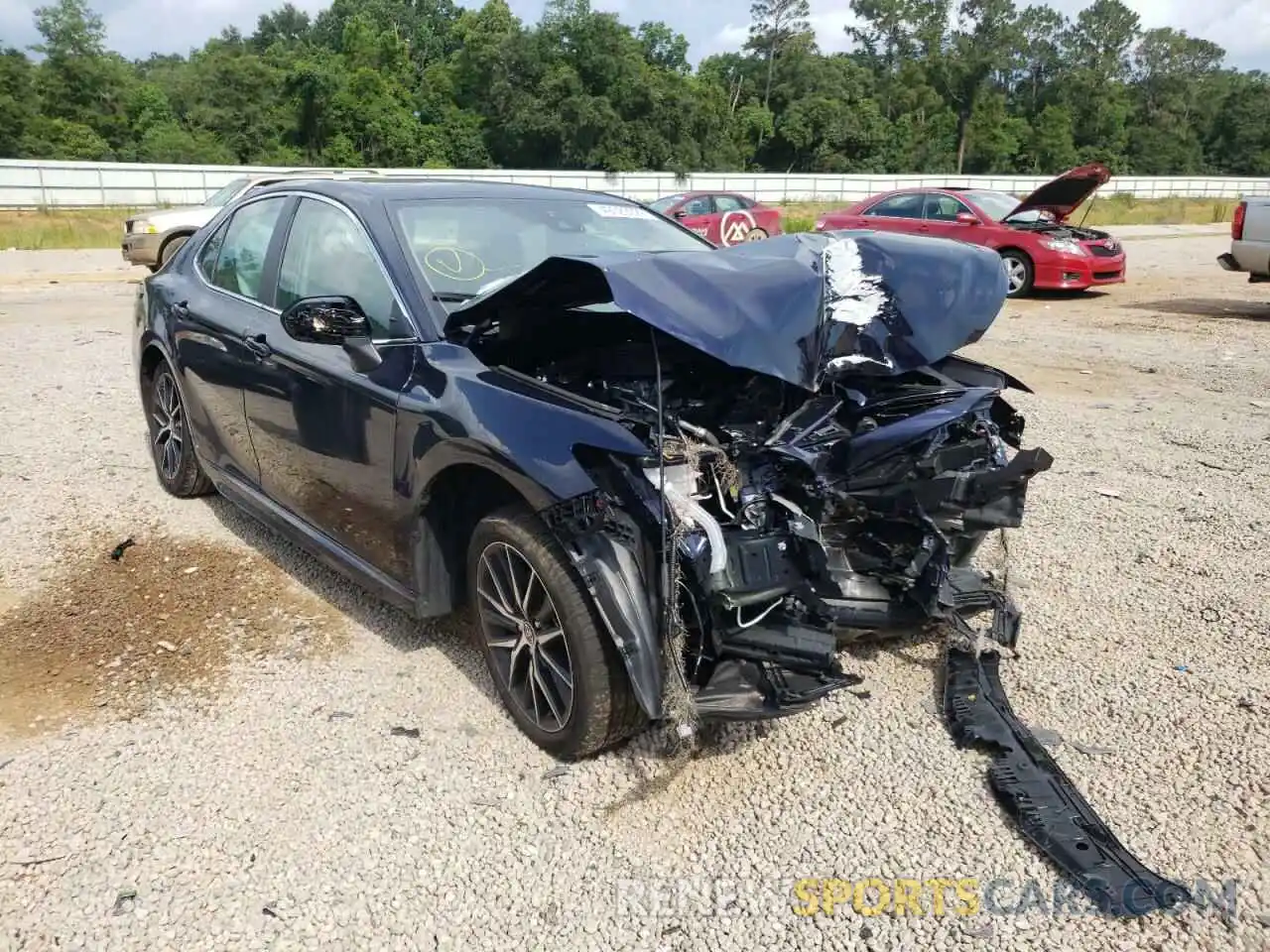 1 Photograph of a damaged car 4T1G11AK2MU518381 TOYOTA CAMRY 2021