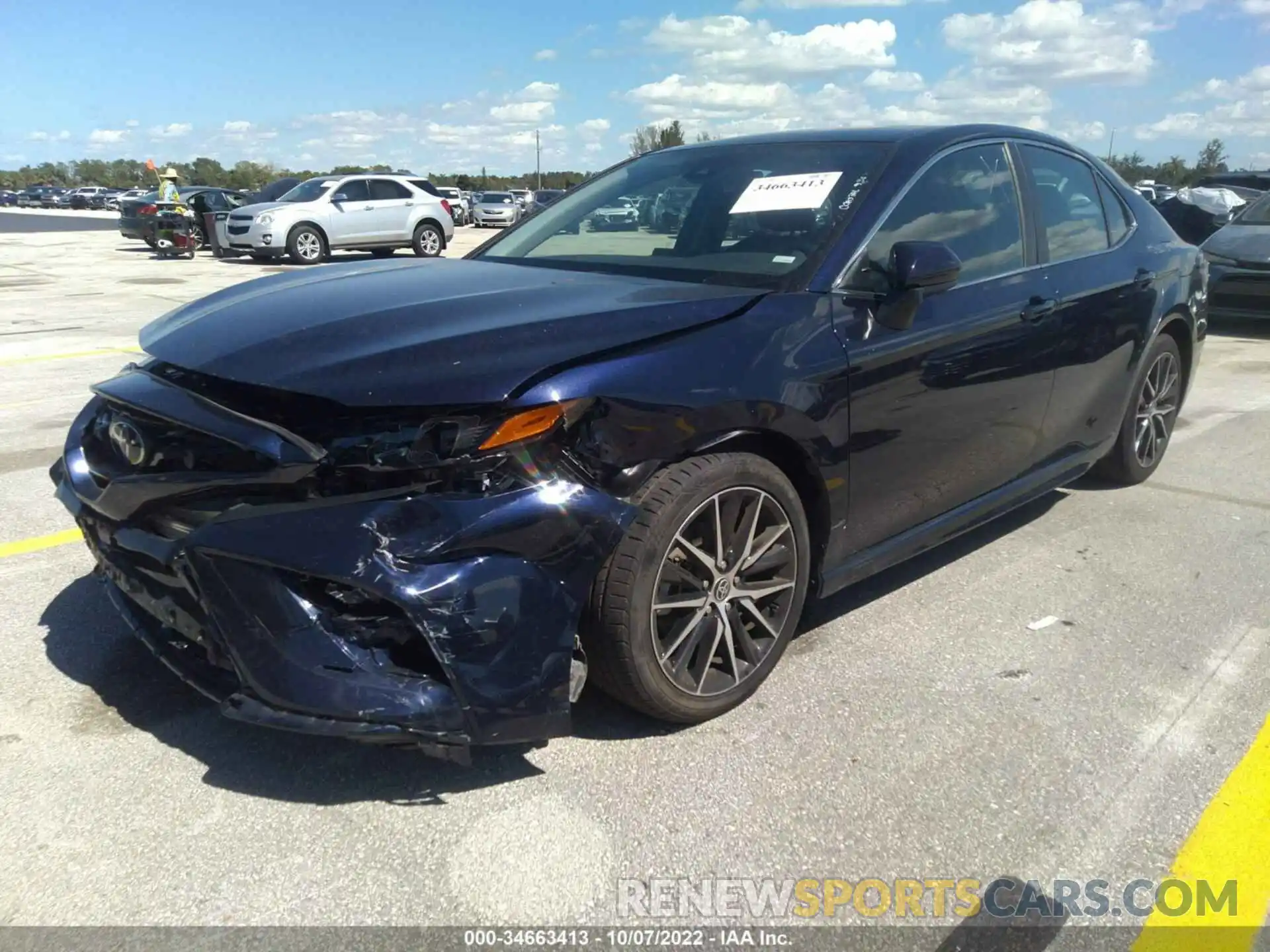 2 Photograph of a damaged car 4T1G11AK2MU519756 TOYOTA CAMRY 2021