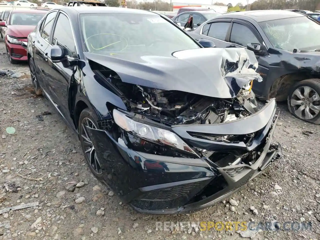 1 Photograph of a damaged car 4T1G11AK2MU519949 TOYOTA CAMRY 2021