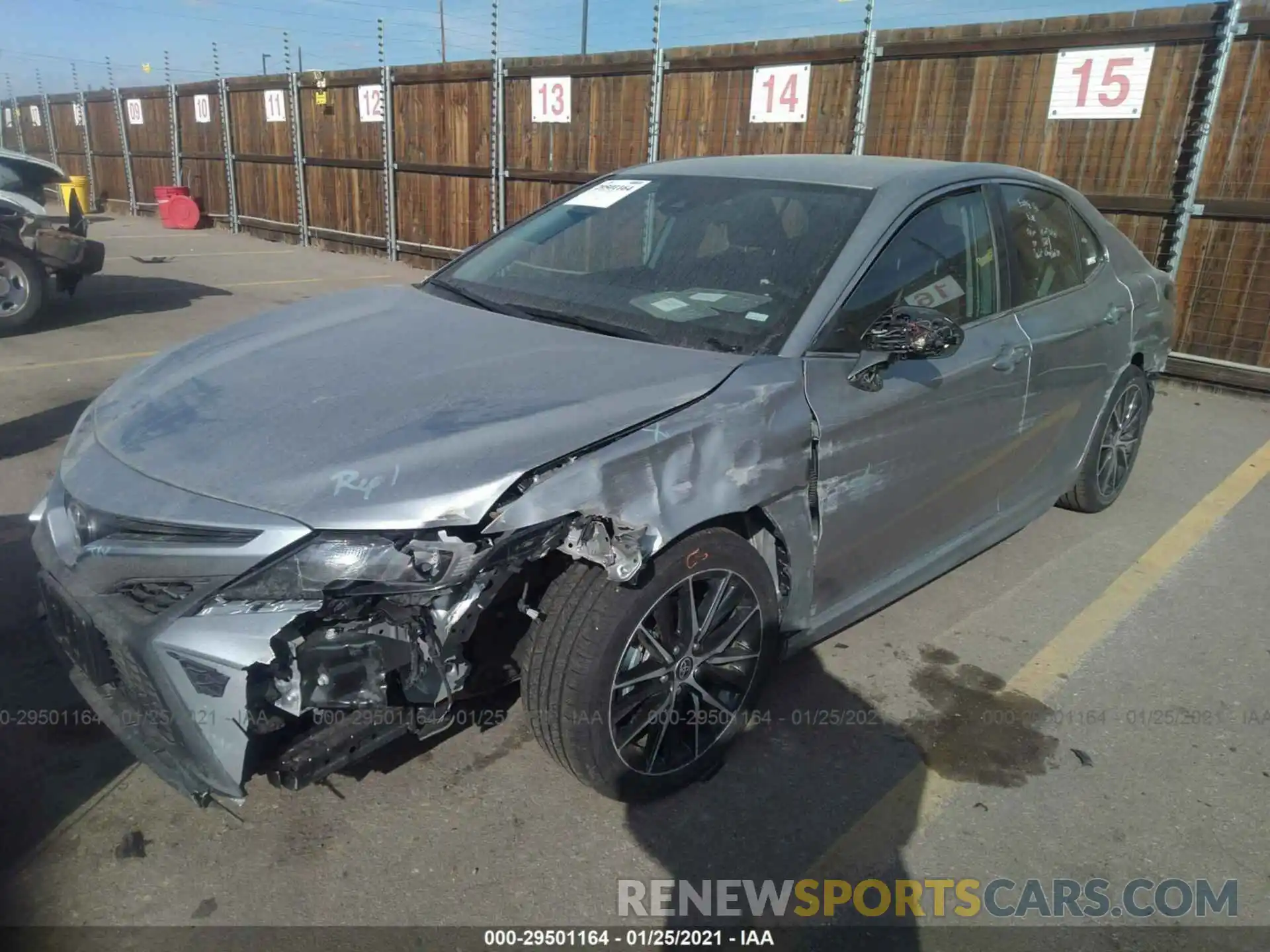 2 Photograph of a damaged car 4T1G11AK2MU520938 TOYOTA CAMRY 2021