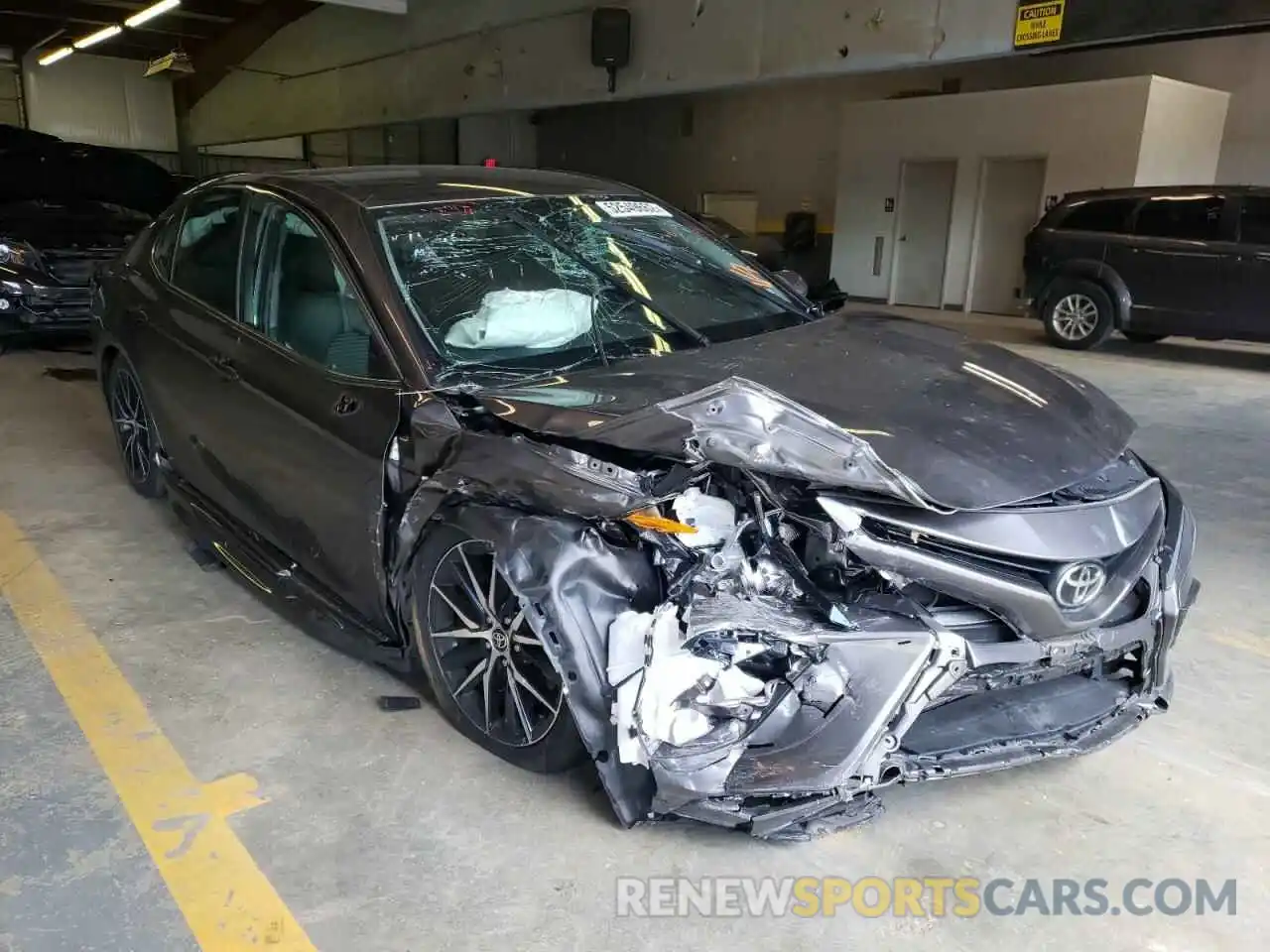 1 Photograph of a damaged car 4T1G11AK2MU521748 TOYOTA CAMRY 2021