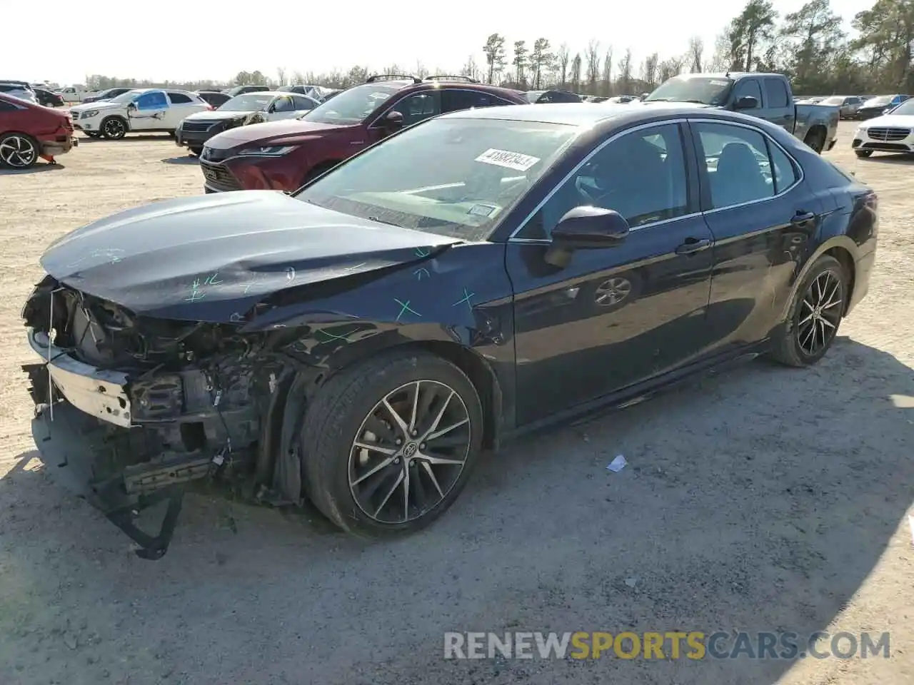 1 Photograph of a damaged car 4T1G11AK2MU525198 TOYOTA CAMRY 2021