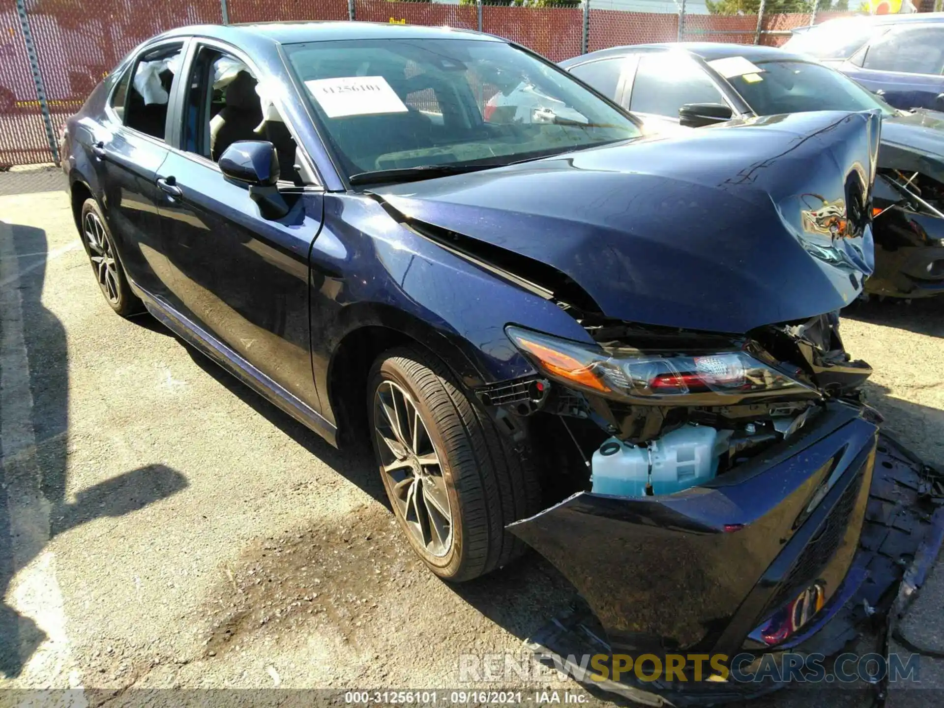 1 Photograph of a damaged car 4T1G11AK2MU526674 TOYOTA CAMRY 2021