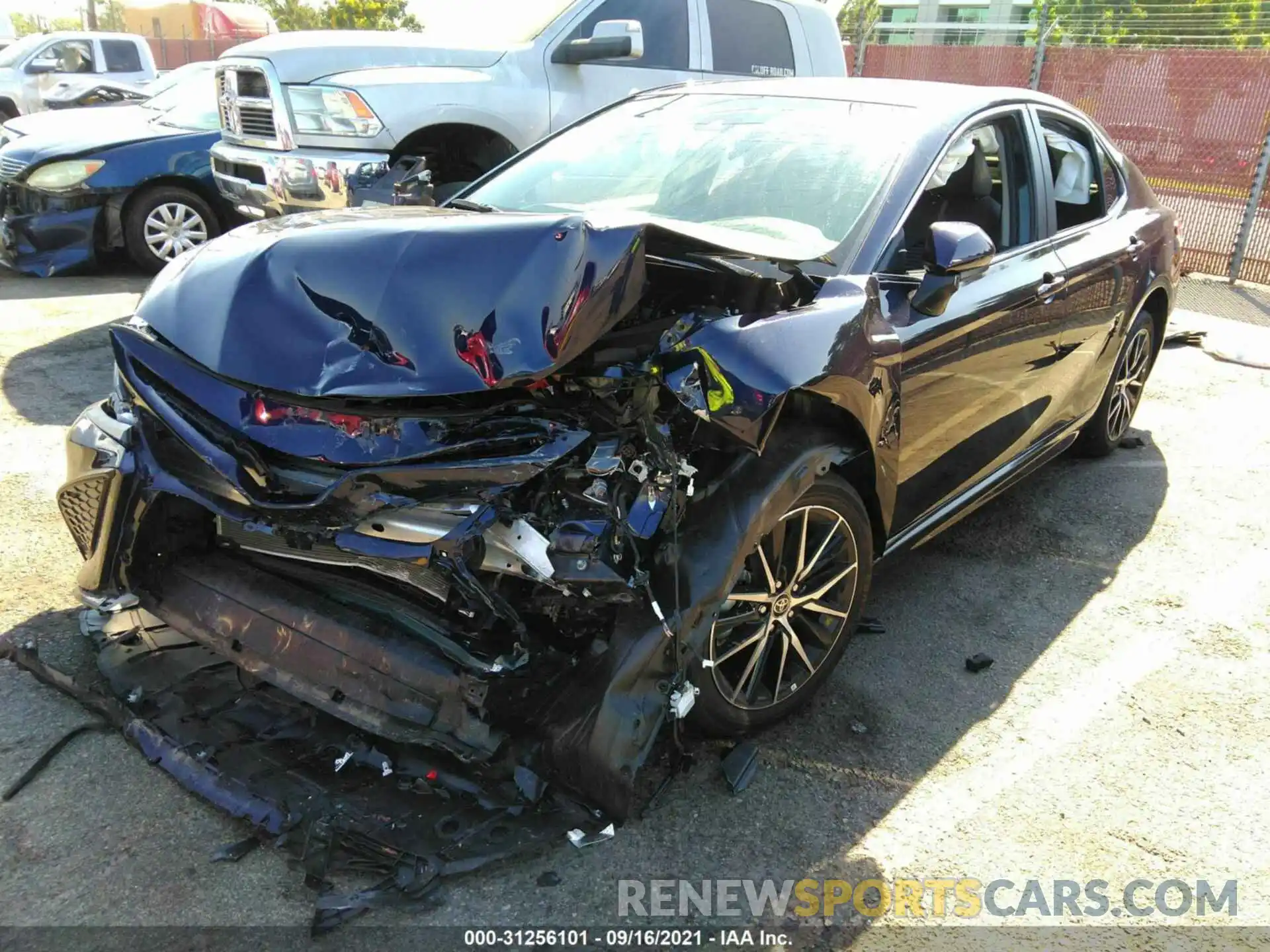 2 Photograph of a damaged car 4T1G11AK2MU526674 TOYOTA CAMRY 2021