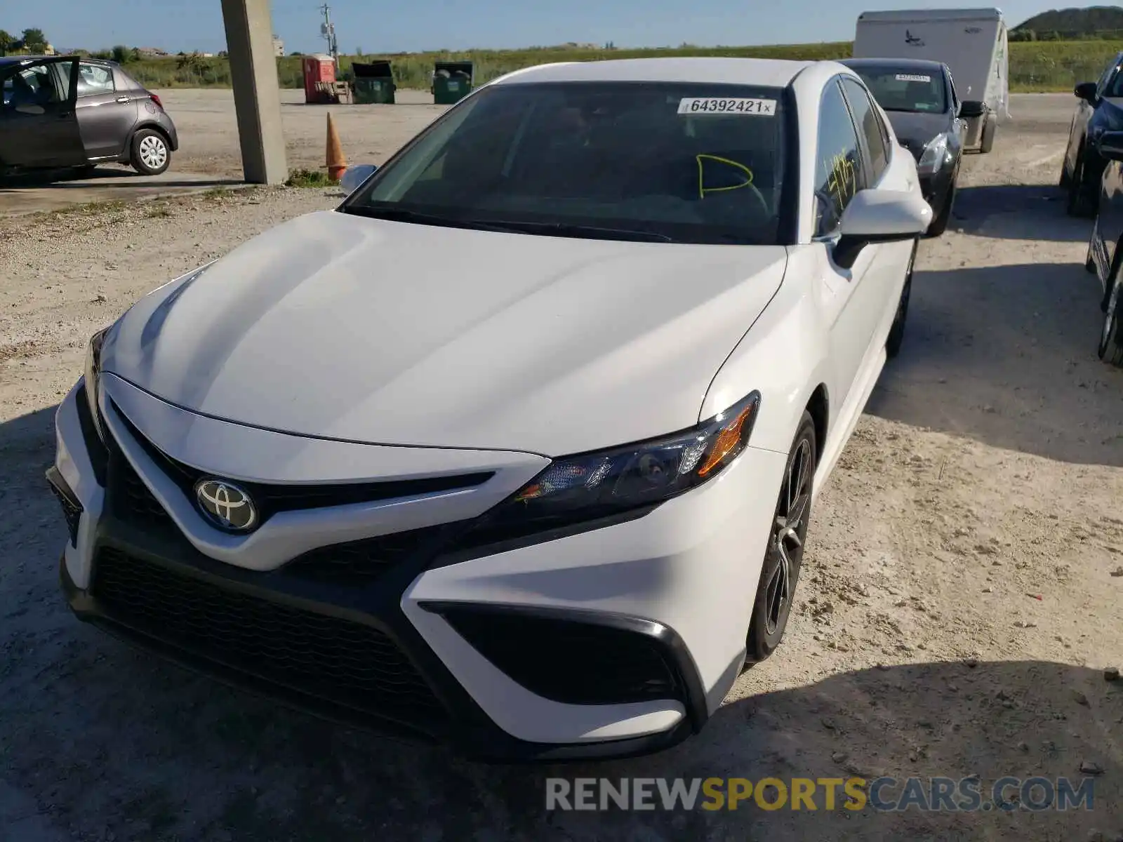 2 Photograph of a damaged car 4T1G11AK2MU535388 TOYOTA CAMRY 2021