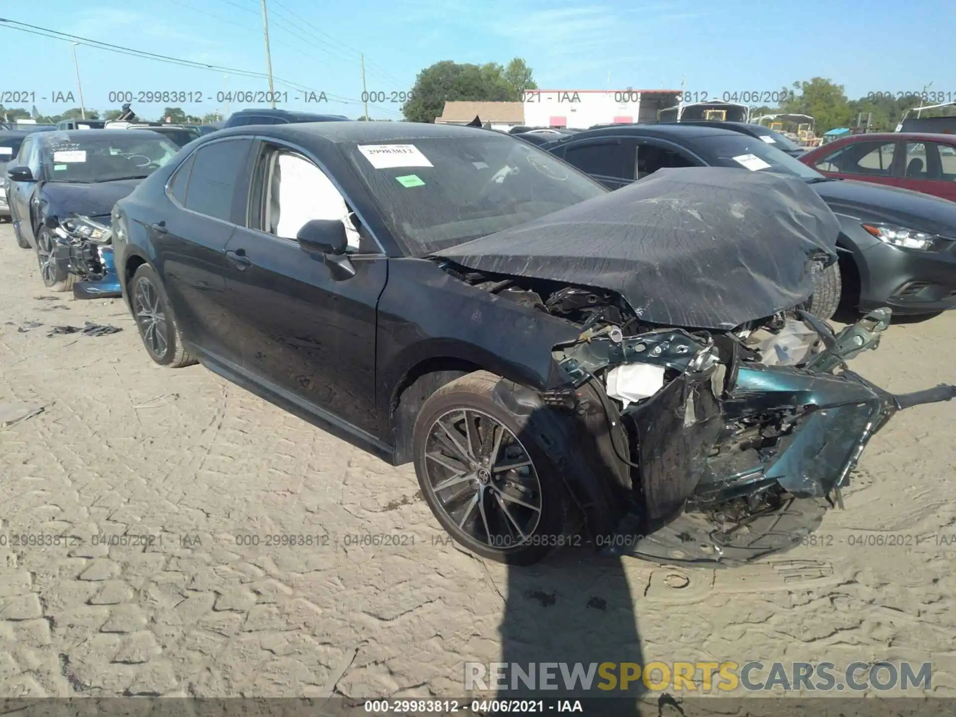 1 Photograph of a damaged car 4T1G11AK2MU537920 TOYOTA CAMRY 2021