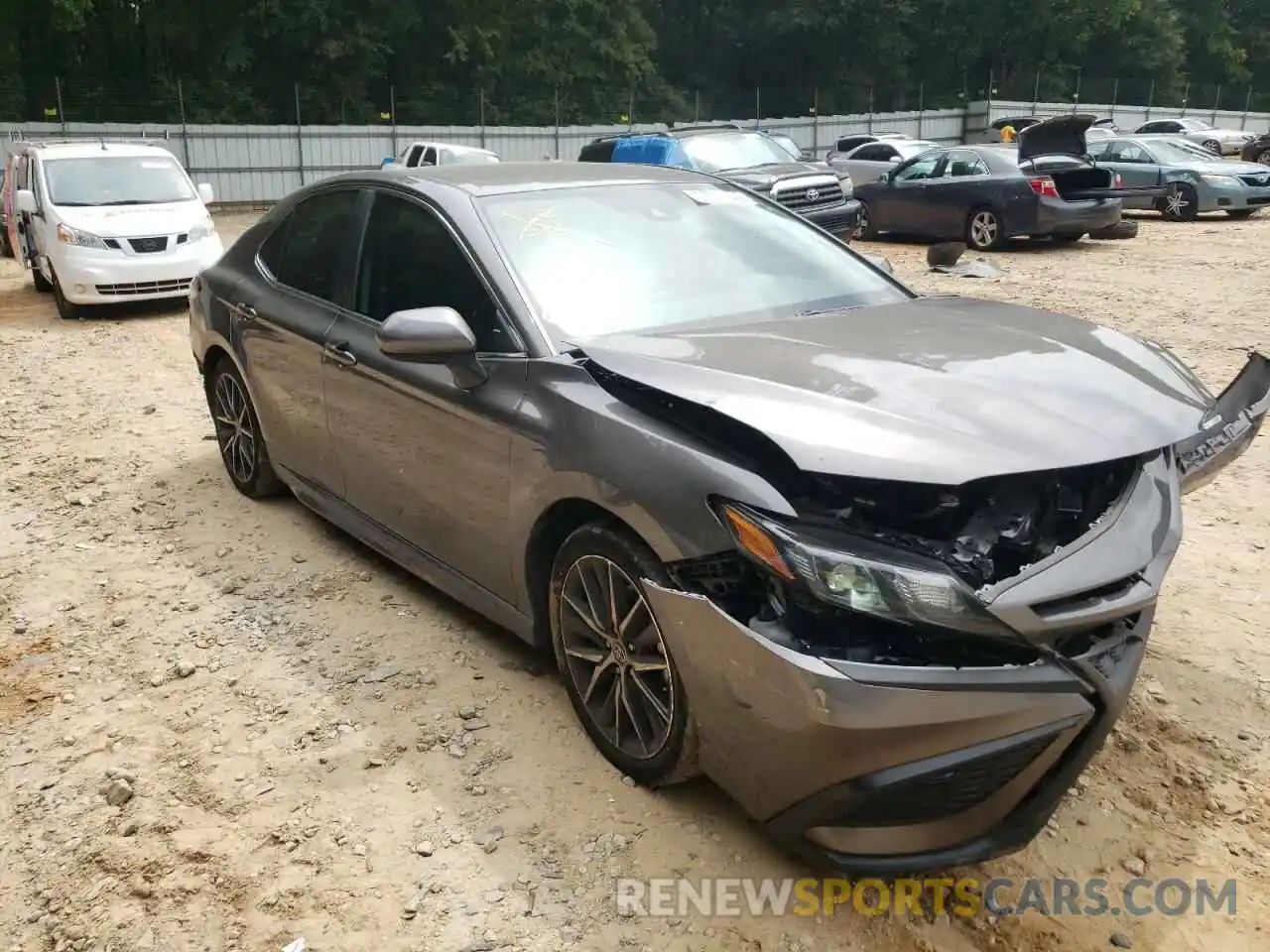 1 Photograph of a damaged car 4T1G11AK2MU539666 TOYOTA CAMRY 2021