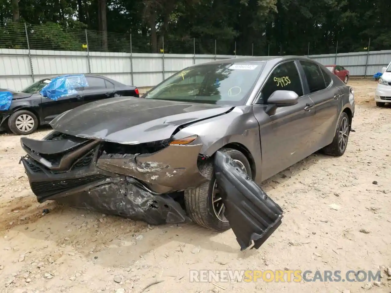 2 Photograph of a damaged car 4T1G11AK2MU539666 TOYOTA CAMRY 2021