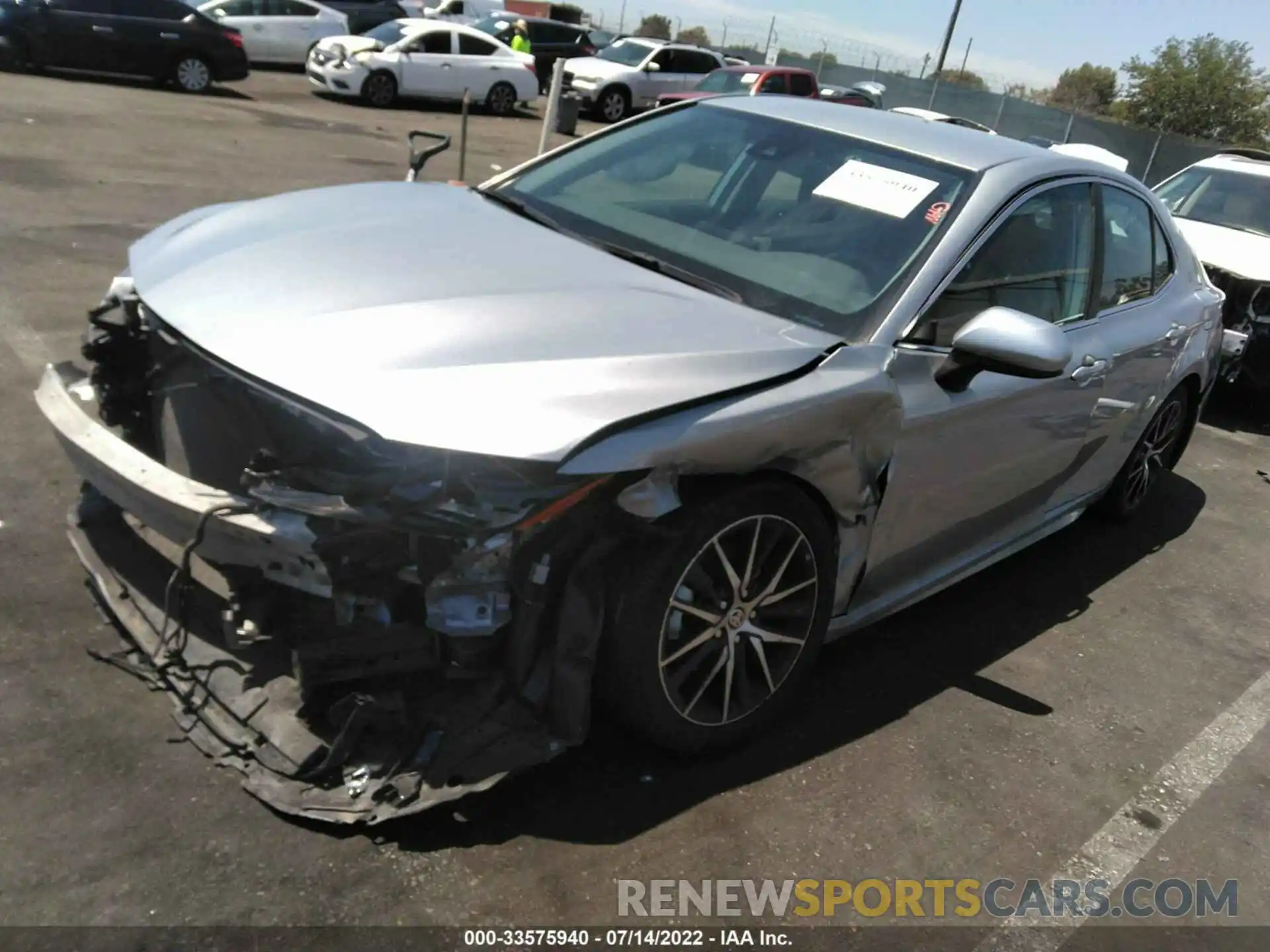 2 Photograph of a damaged car 4T1G11AK2MU544334 TOYOTA CAMRY 2021