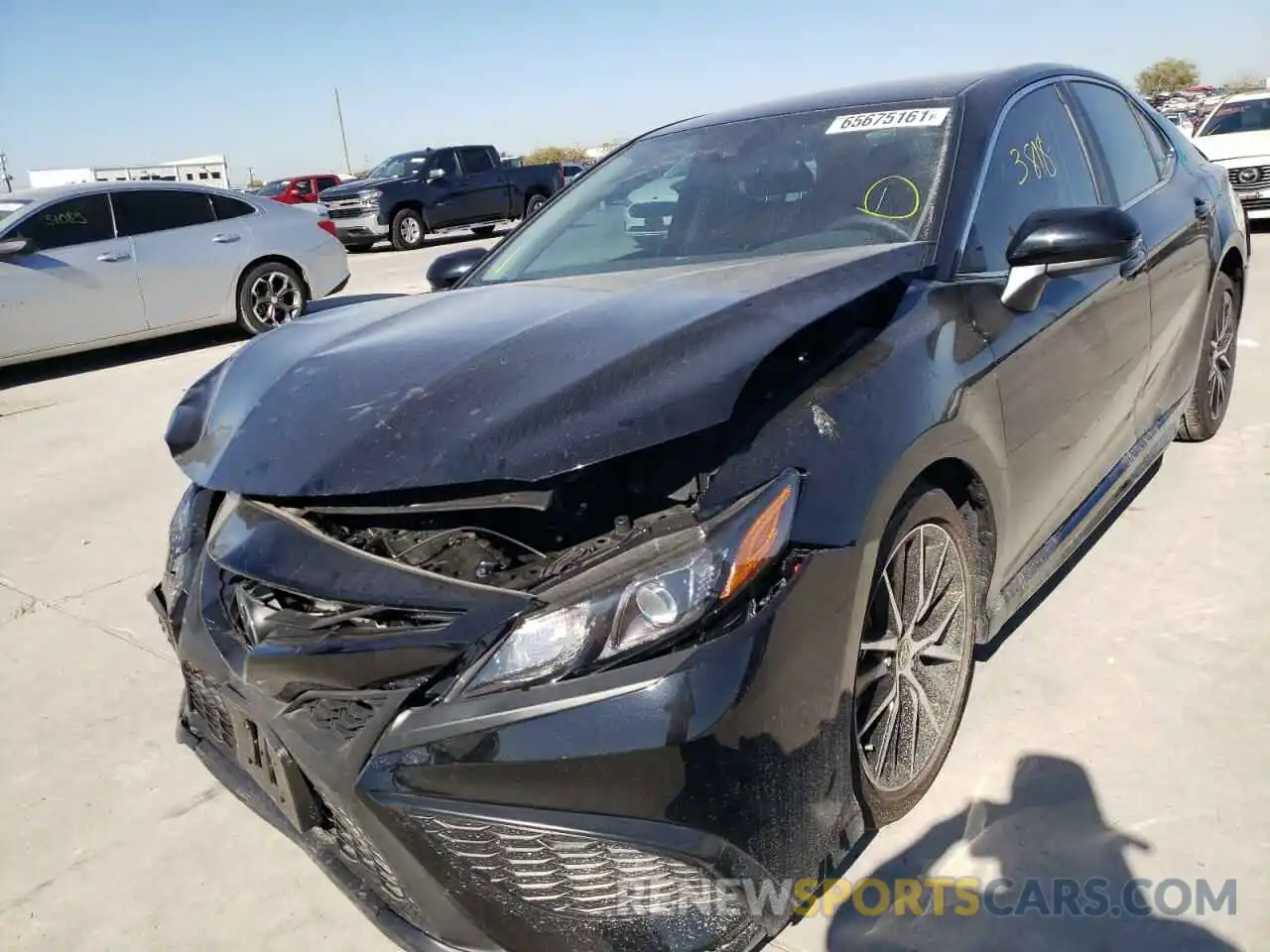 2 Photograph of a damaged car 4T1G11AK2MU545631 TOYOTA CAMRY 2021