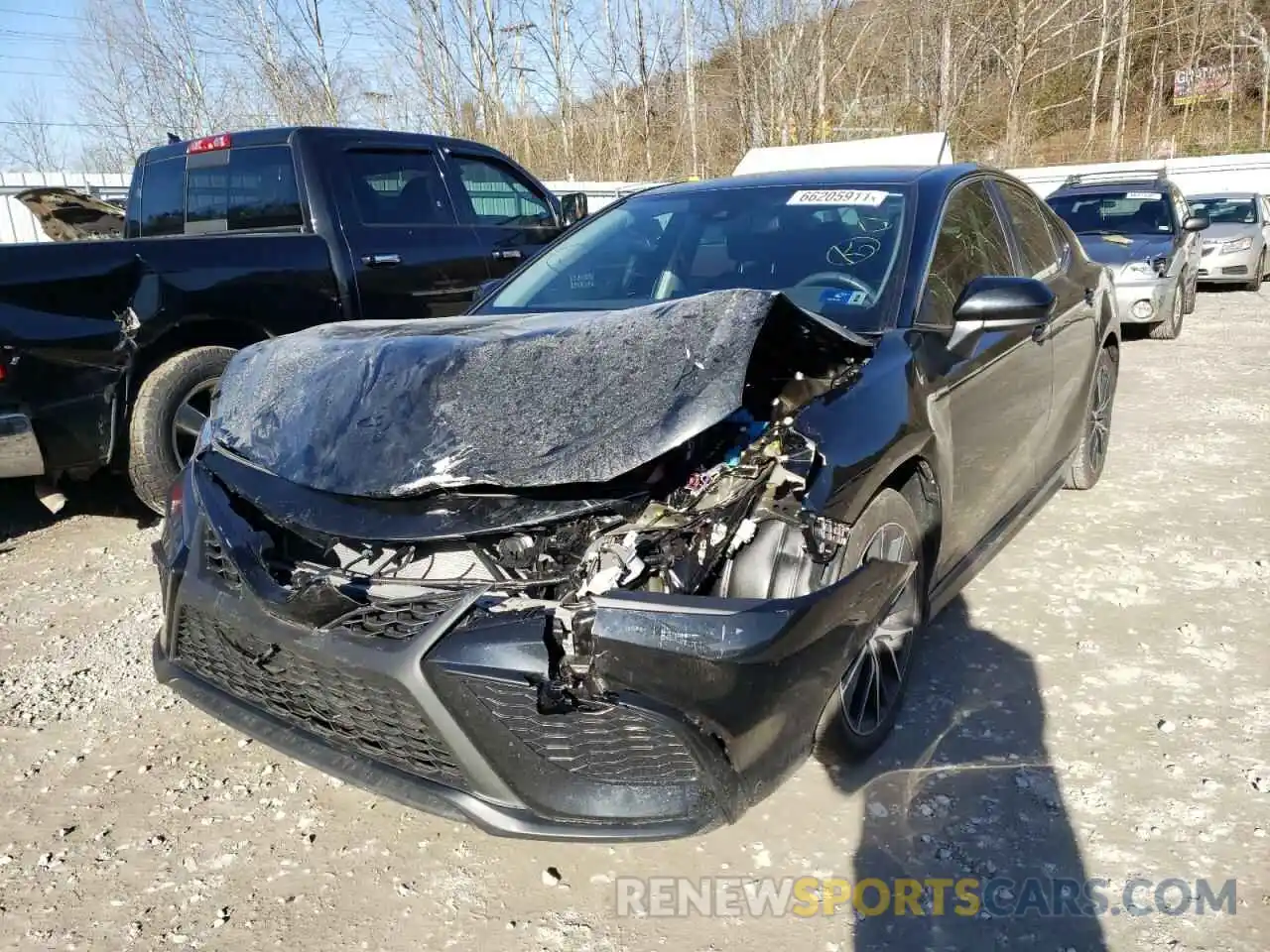 2 Photograph of a damaged car 4T1G11AK2MU556094 TOYOTA CAMRY 2021