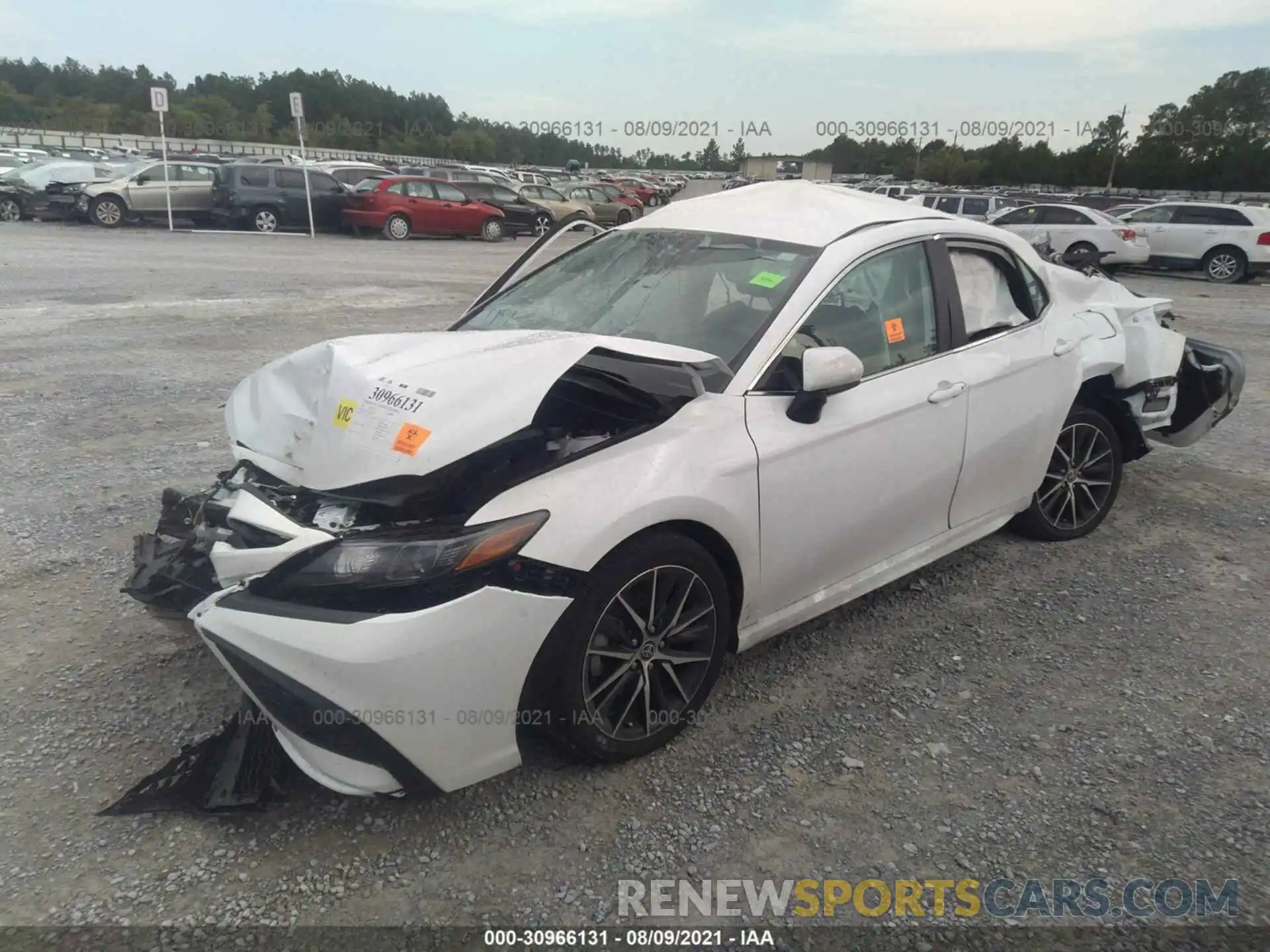 2 Photograph of a damaged car 4T1G11AK2MU557049 TOYOTA CAMRY 2021