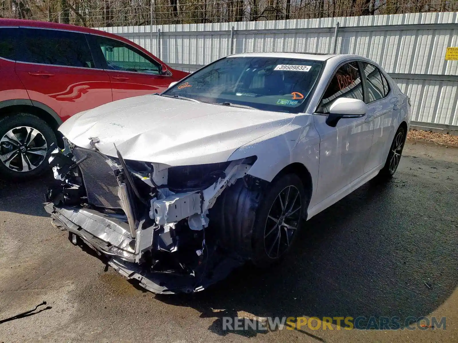 2 Photograph of a damaged car 4T1G11AK2MU564258 TOYOTA CAMRY 2021