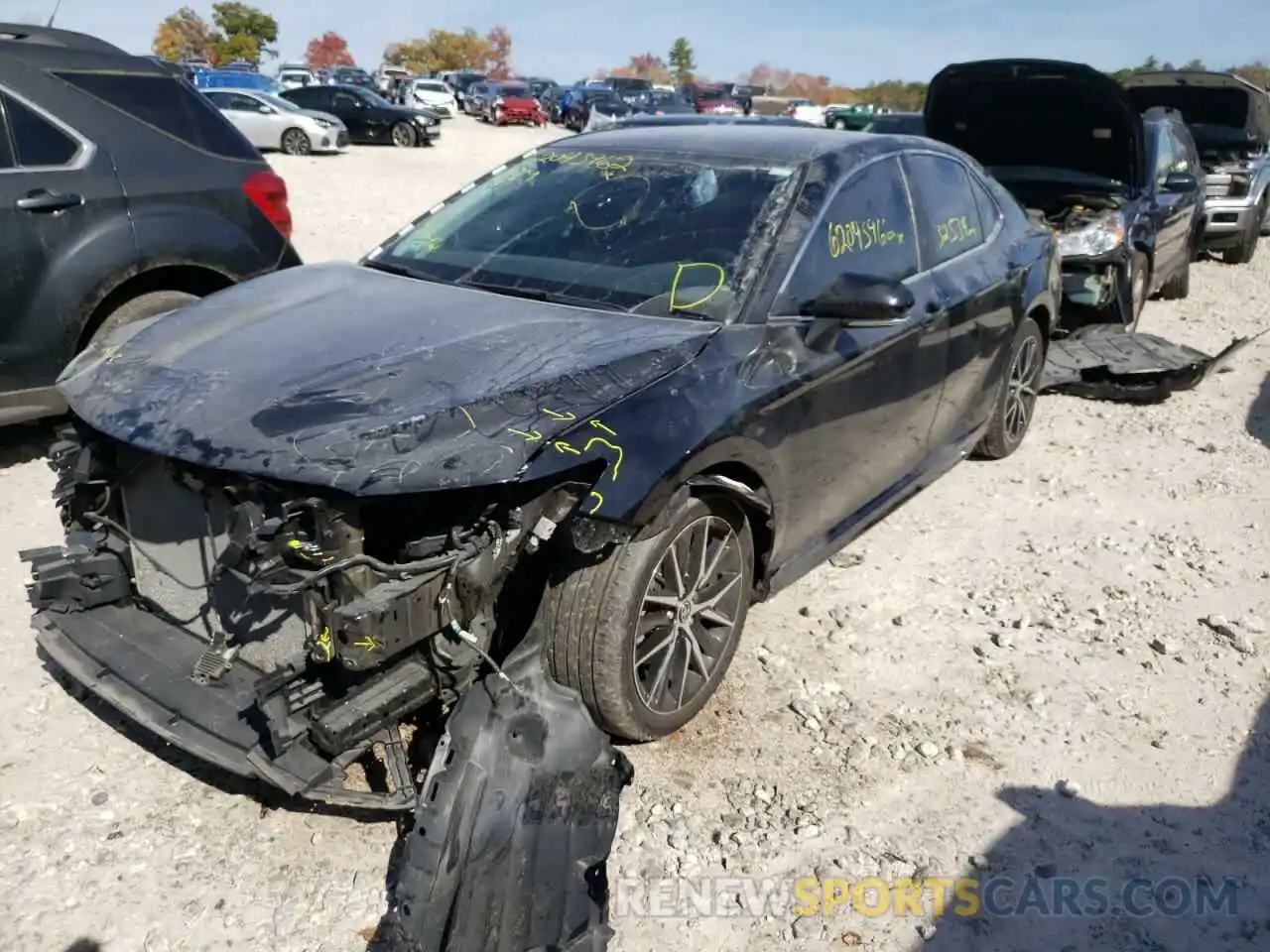 2 Photograph of a damaged car 4T1G11AK2MU566236 TOYOTA CAMRY 2021