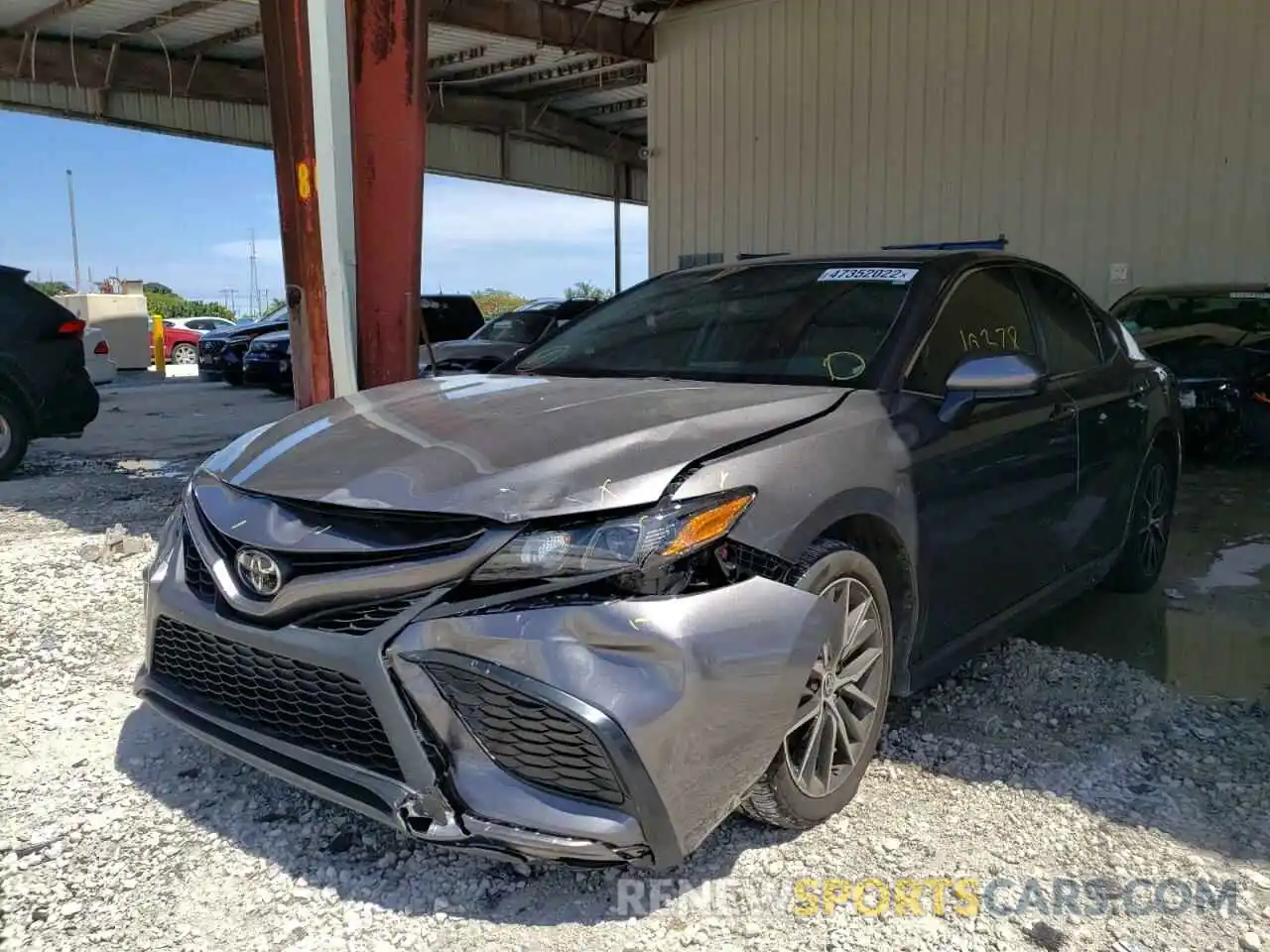 2 Photograph of a damaged car 4T1G11AK2MU566527 TOYOTA CAMRY 2021