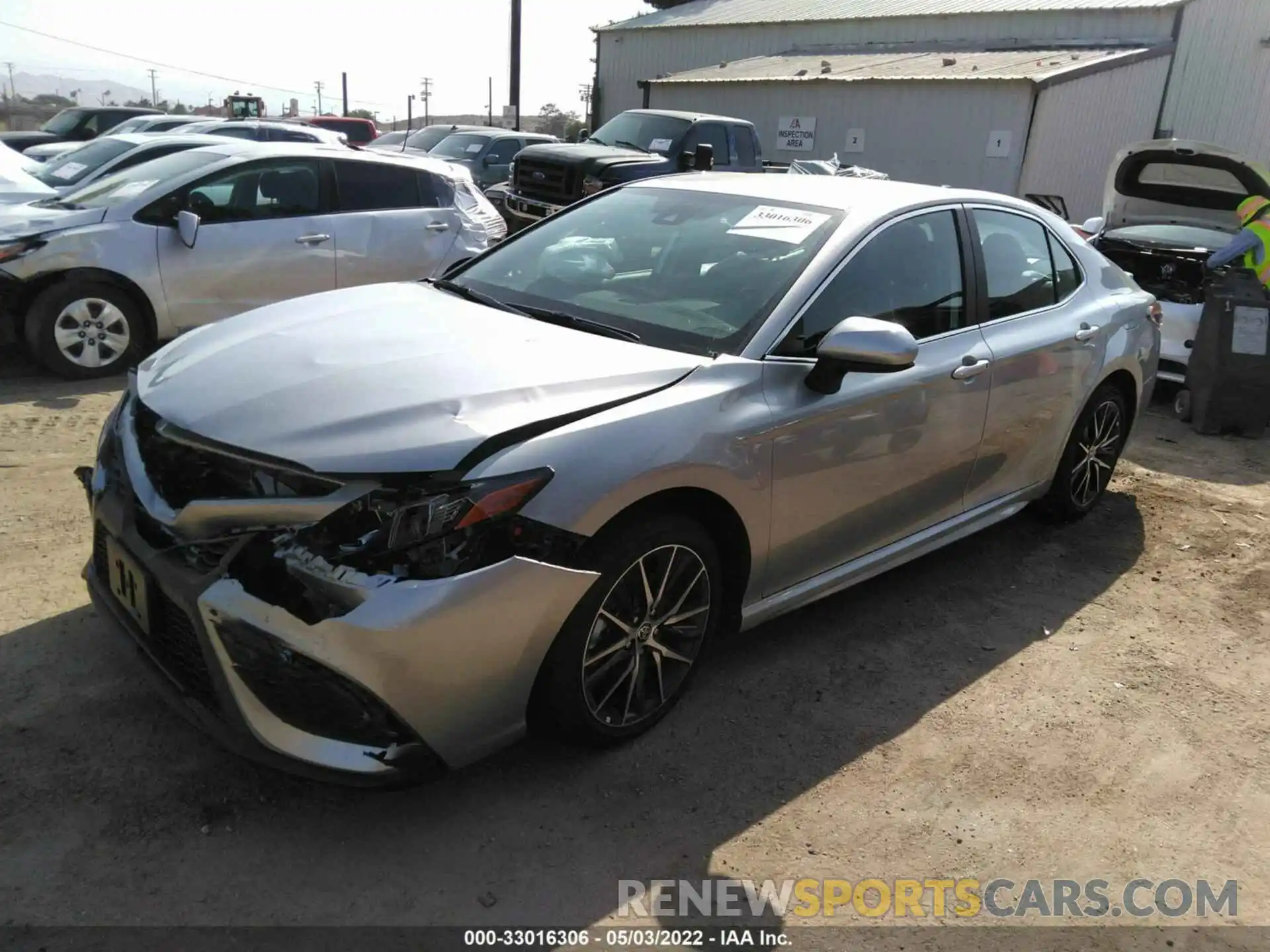 2 Photograph of a damaged car 4T1G11AK2MU571629 TOYOTA CAMRY 2021