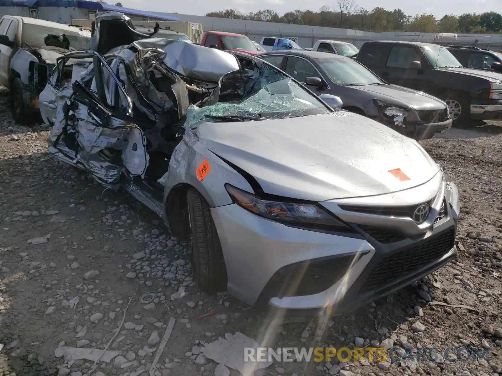 1 Photograph of a damaged car 4T1G11AK2MU573719 TOYOTA CAMRY 2021