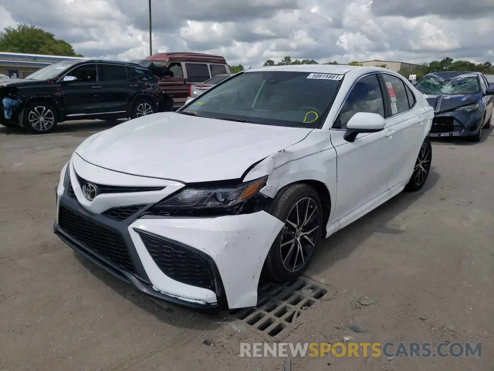 2 Photograph of a damaged car 4T1G11AK2MU576359 TOYOTA CAMRY 2021