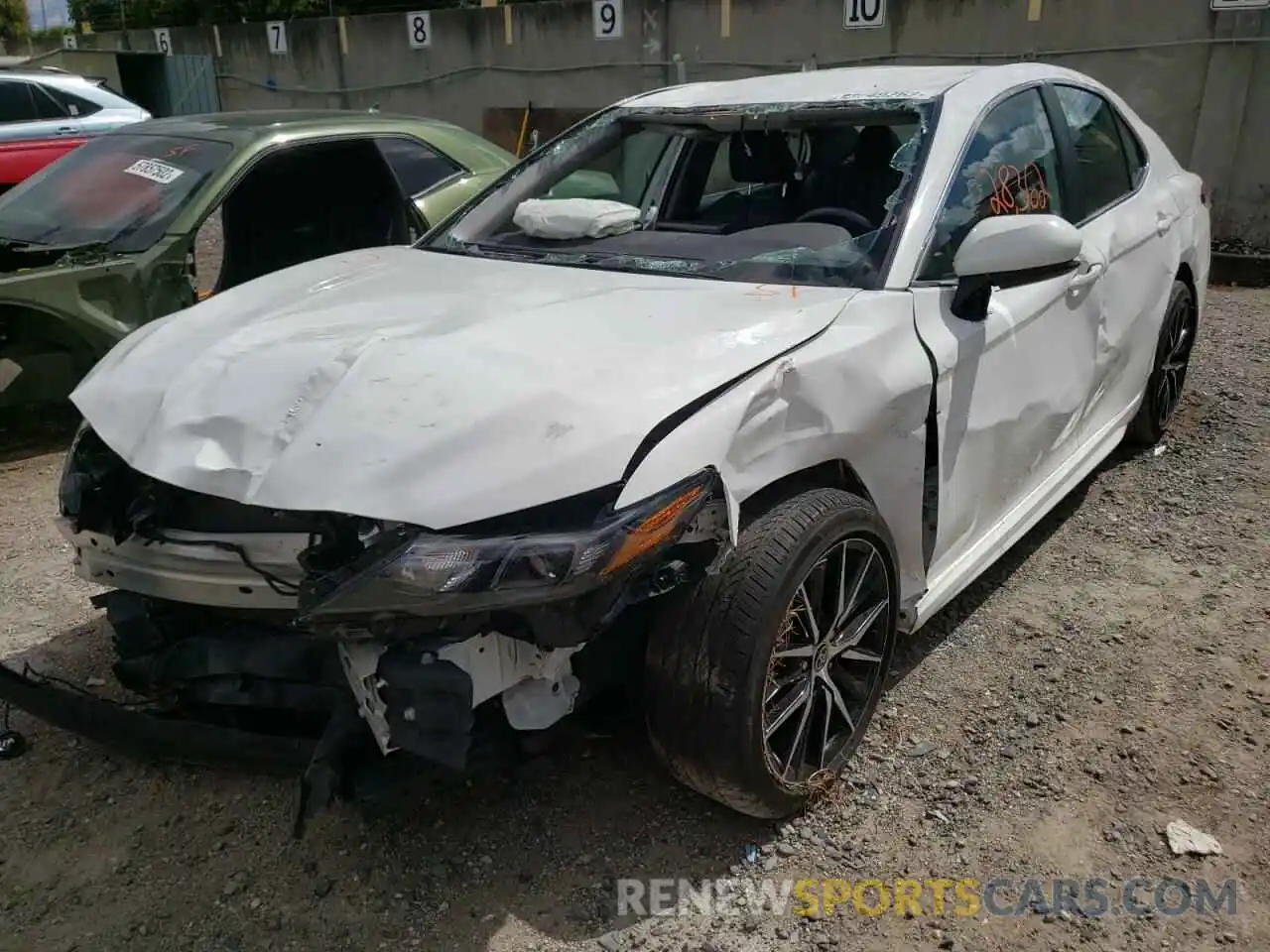 2 Photograph of a damaged car 4T1G11AK2MU577219 TOYOTA CAMRY 2021