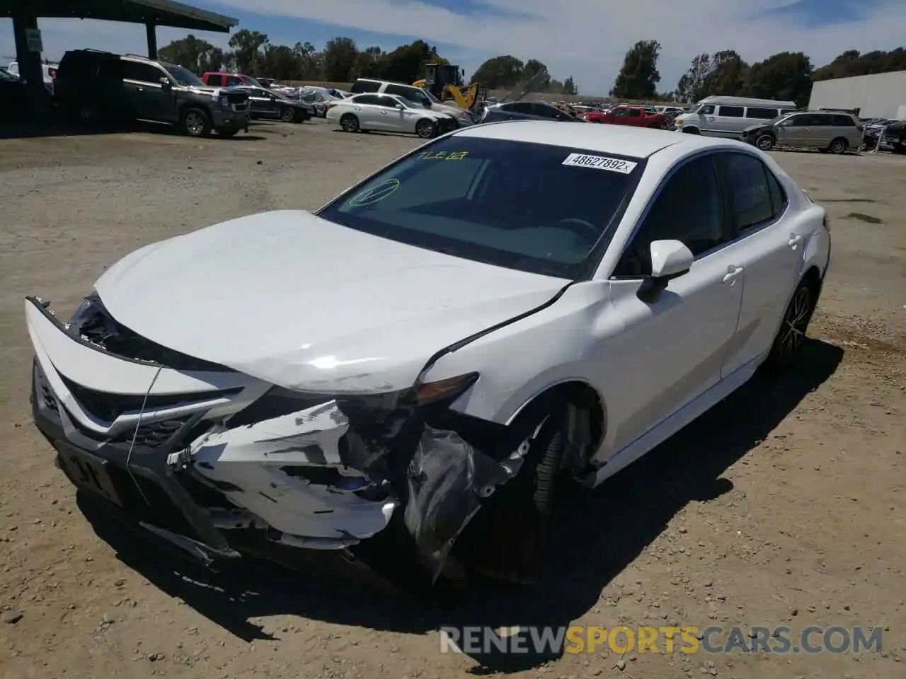 2 Photograph of a damaged car 4T1G11AK2MU578211 TOYOTA CAMRY 2021