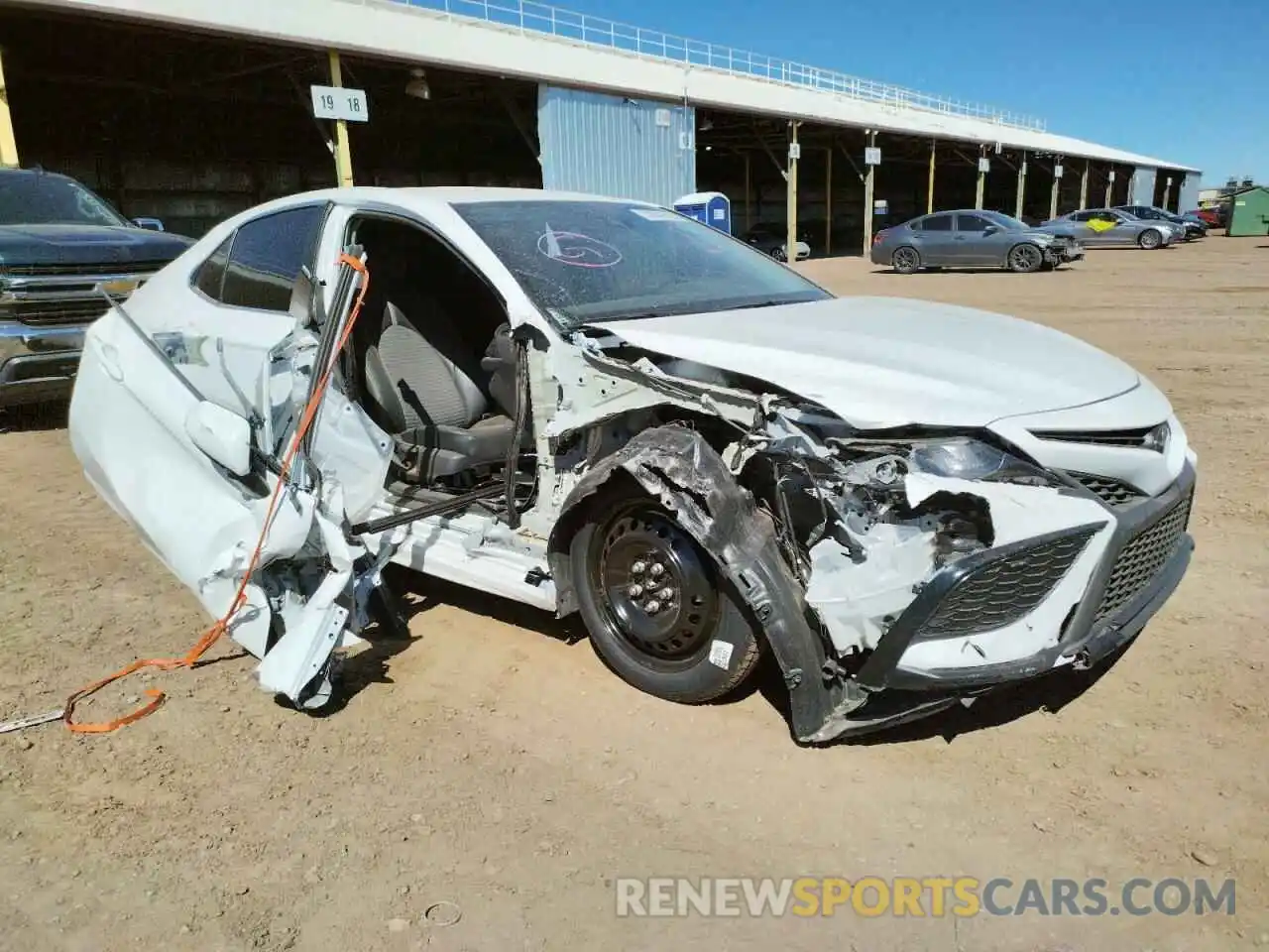 1 Photograph of a damaged car 4T1G11AK2MU579374 TOYOTA CAMRY 2021