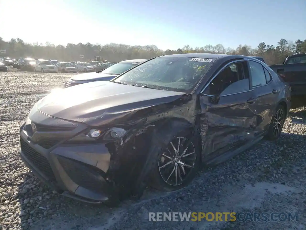 2 Photograph of a damaged car 4T1G11AK2MU581156 TOYOTA CAMRY 2021