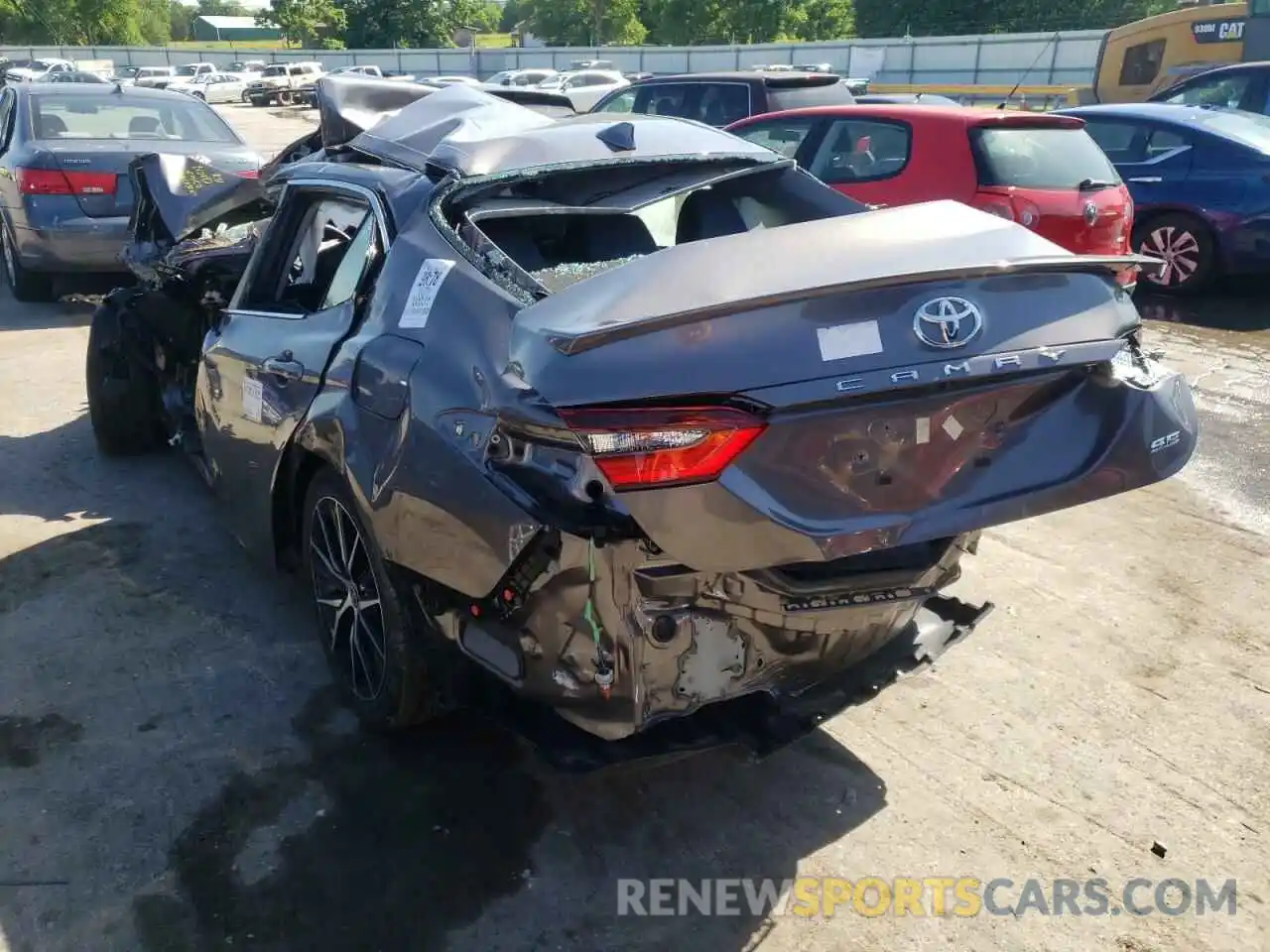 3 Photograph of a damaged car 4T1G11AK2MU588382 TOYOTA CAMRY 2021