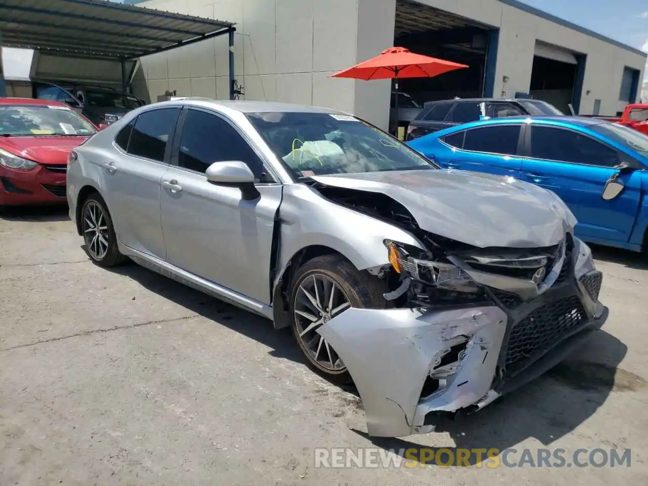 1 Photograph of a damaged car 4T1G11AK2MU594280 TOYOTA CAMRY 2021