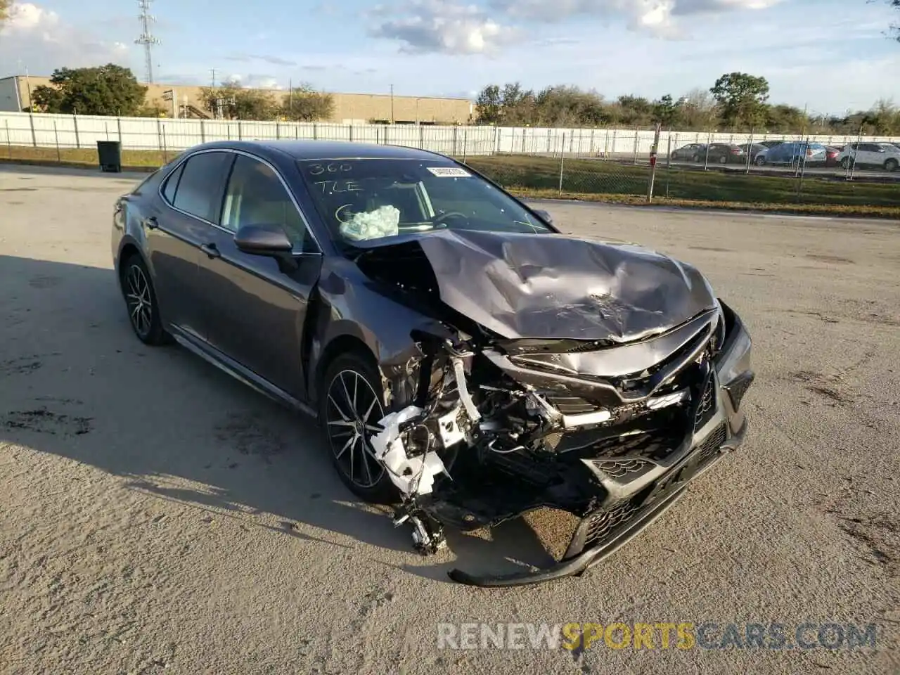 1 Photograph of a damaged car 4T1G11AK2MU610736 TOYOTA CAMRY 2021