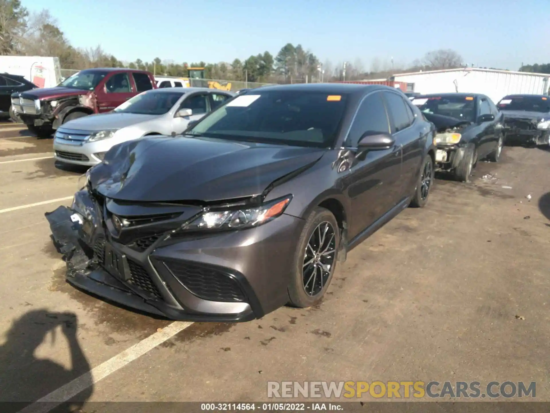 2 Photograph of a damaged car 4T1G11AK2MU611806 TOYOTA CAMRY 2021