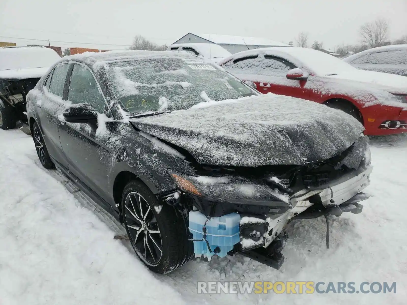 1 Photograph of a damaged car 4T1G11AK3MU406043 TOYOTA CAMRY 2021