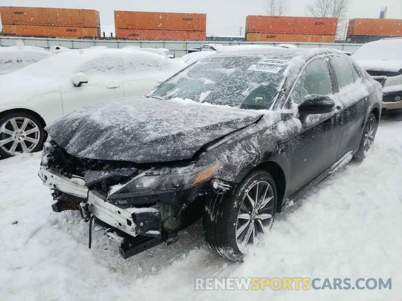 2 Photograph of a damaged car 4T1G11AK3MU406043 TOYOTA CAMRY 2021