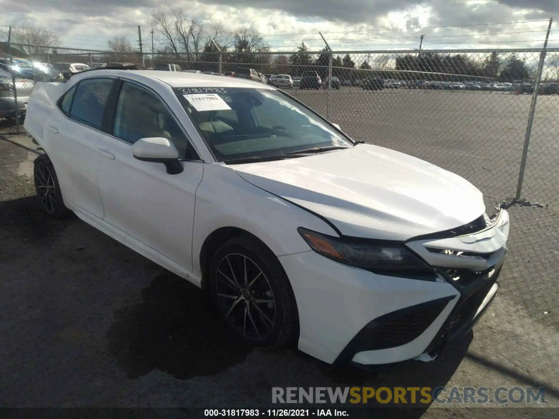 1 Photograph of a damaged car 4T1G11AK3MU408357 TOYOTA CAMRY 2021