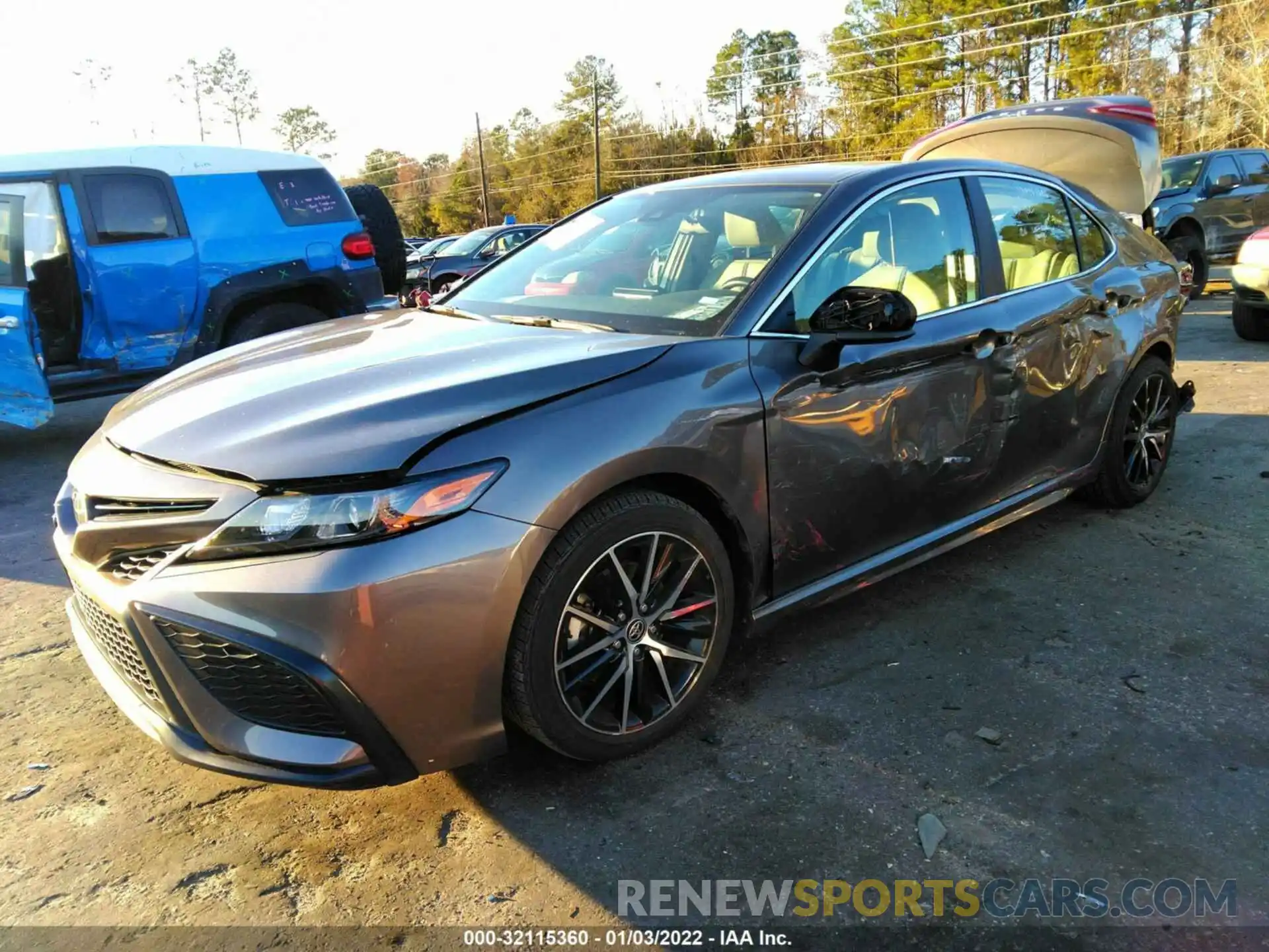 2 Photograph of a damaged car 4T1G11AK3MU408505 TOYOTA CAMRY 2021