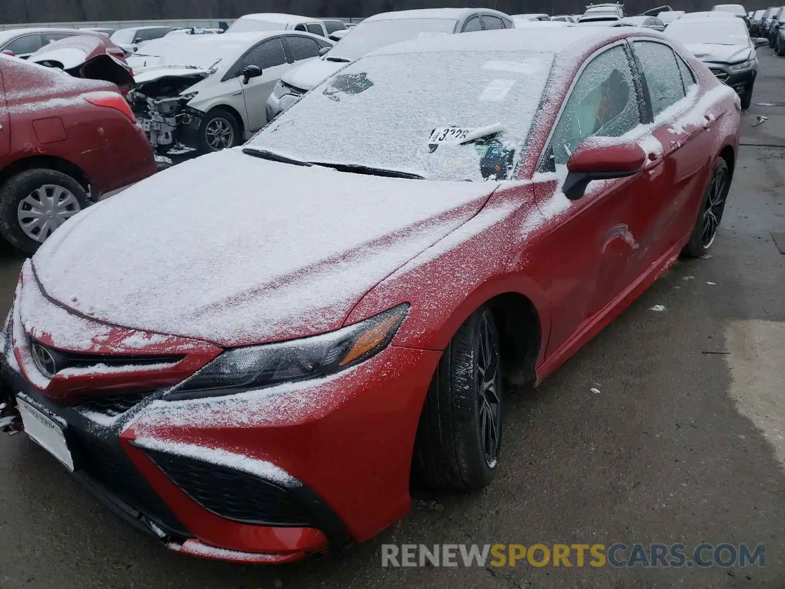 2 Photograph of a damaged car 4T1G11AK3MU409380 TOYOTA CAMRY 2021