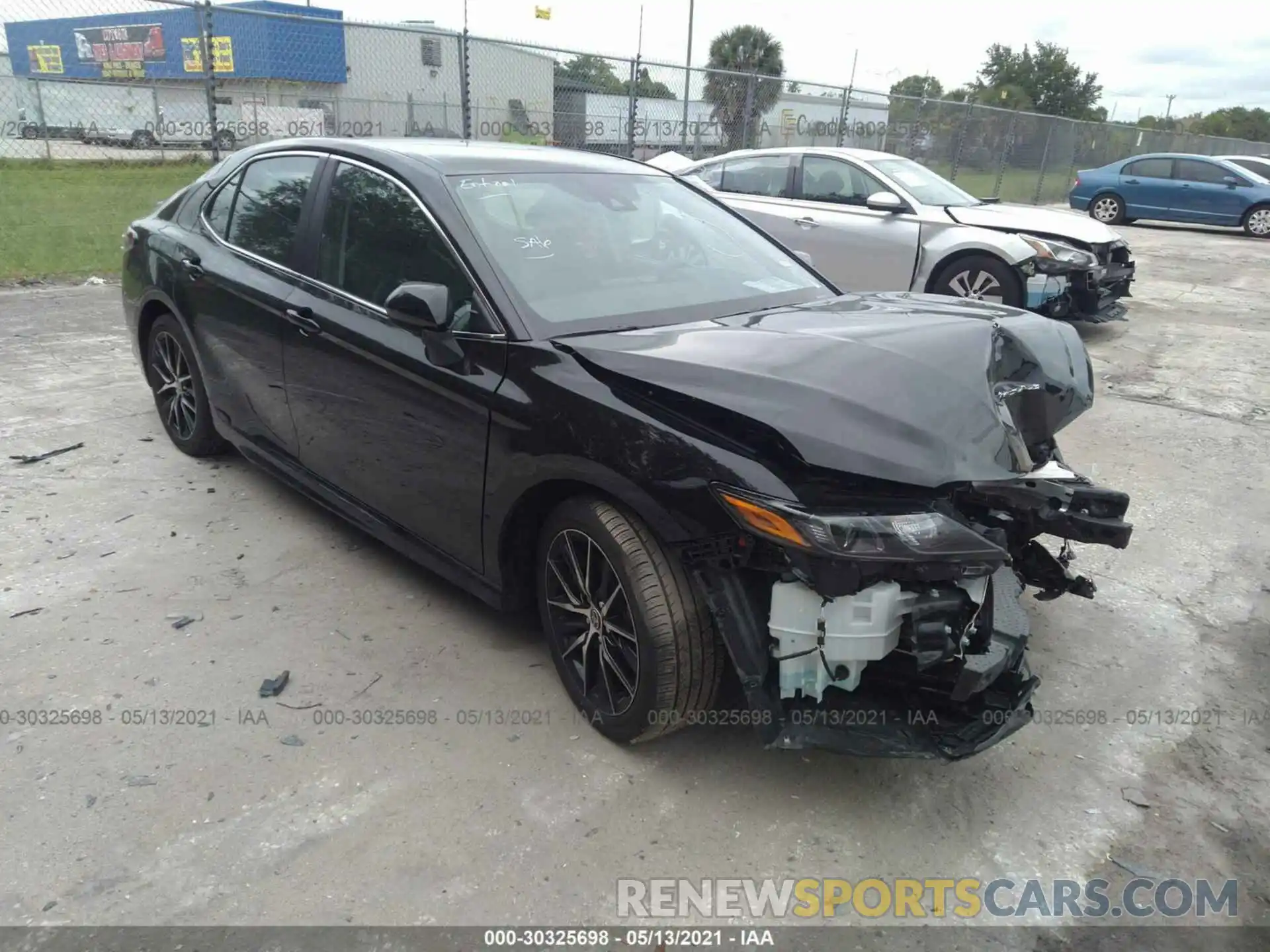 1 Photograph of a damaged car 4T1G11AK3MU410142 TOYOTA CAMRY 2021