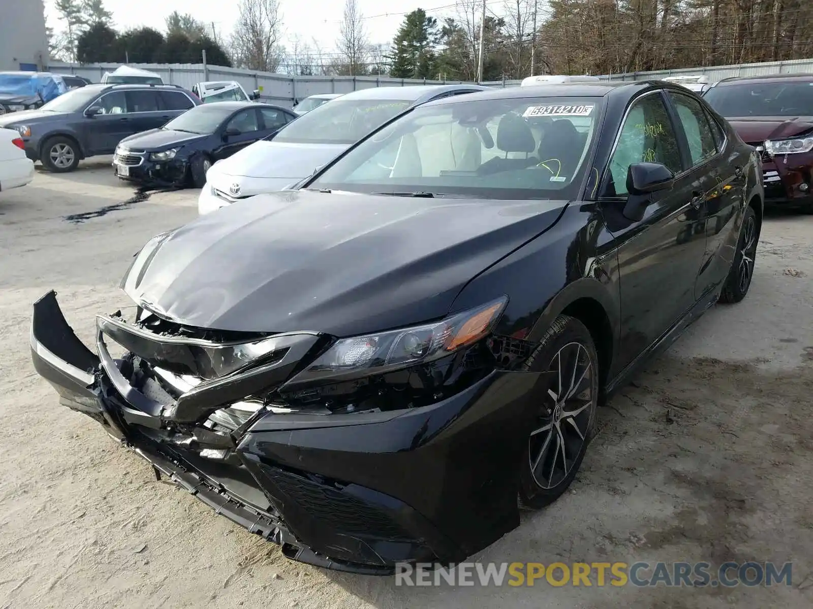 2 Photograph of a damaged car 4T1G11AK3MU410531 TOYOTA CAMRY 2021