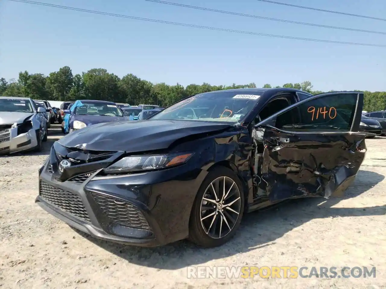 2 Photograph of a damaged car 4T1G11AK3MU418015 TOYOTA CAMRY 2021