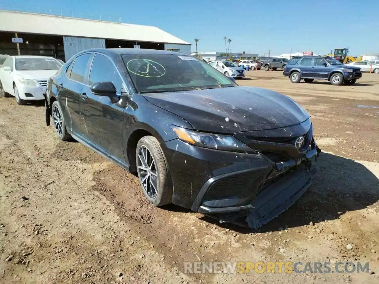 1 Photograph of a damaged car 4T1G11AK3MU419603 TOYOTA CAMRY 2021