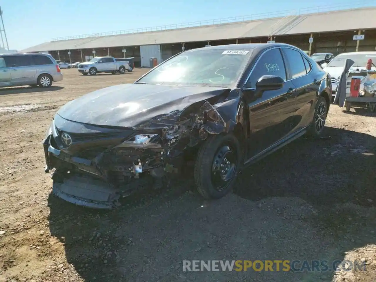 2 Photograph of a damaged car 4T1G11AK3MU419603 TOYOTA CAMRY 2021