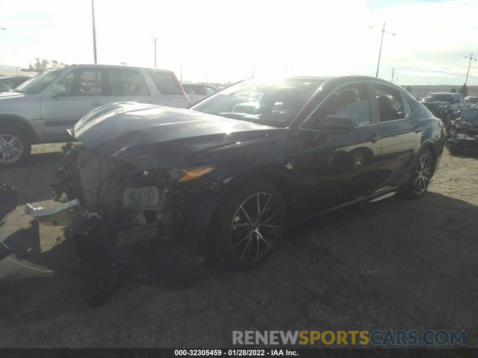 2 Photograph of a damaged car 4T1G11AK3MU420010 TOYOTA CAMRY 2021