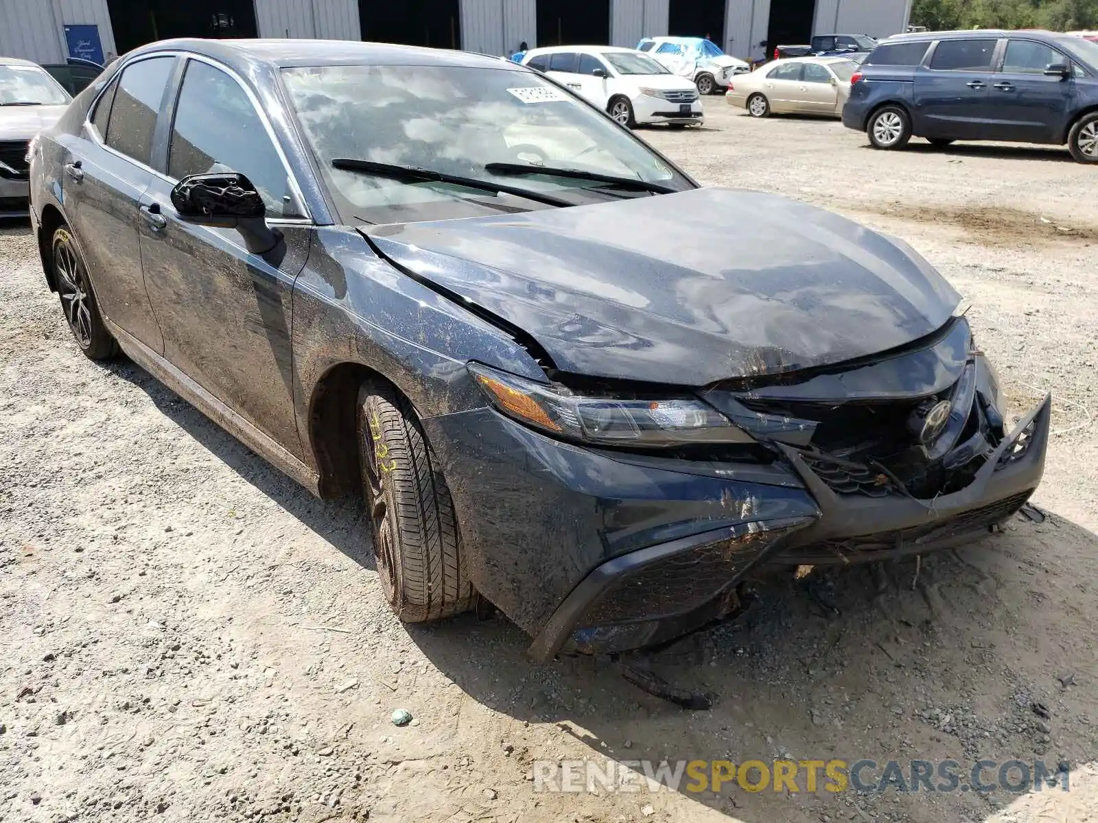 1 Photograph of a damaged car 4T1G11AK3MU420685 TOYOTA CAMRY 2021