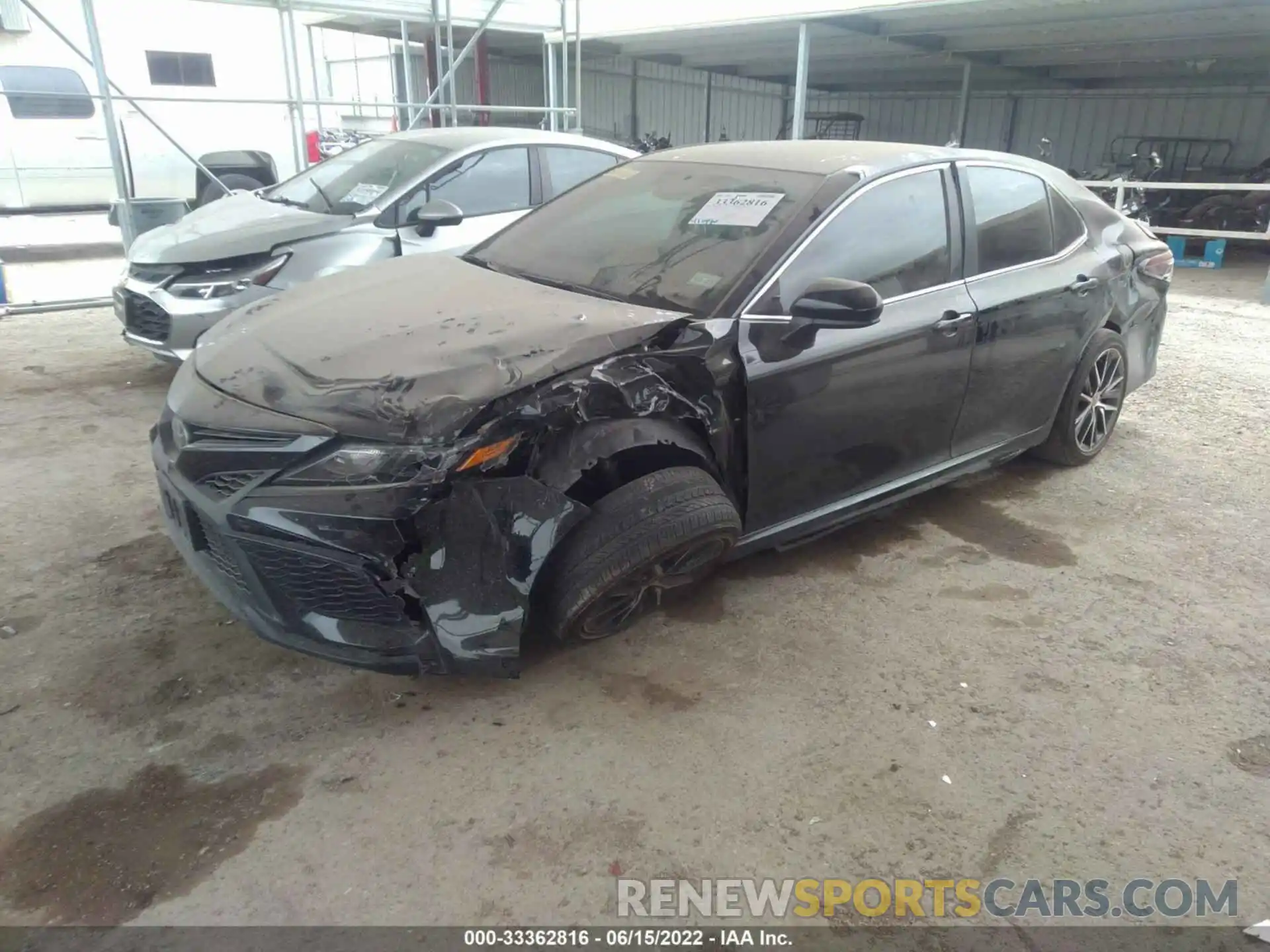 2 Photograph of a damaged car 4T1G11AK3MU420766 TOYOTA CAMRY 2021