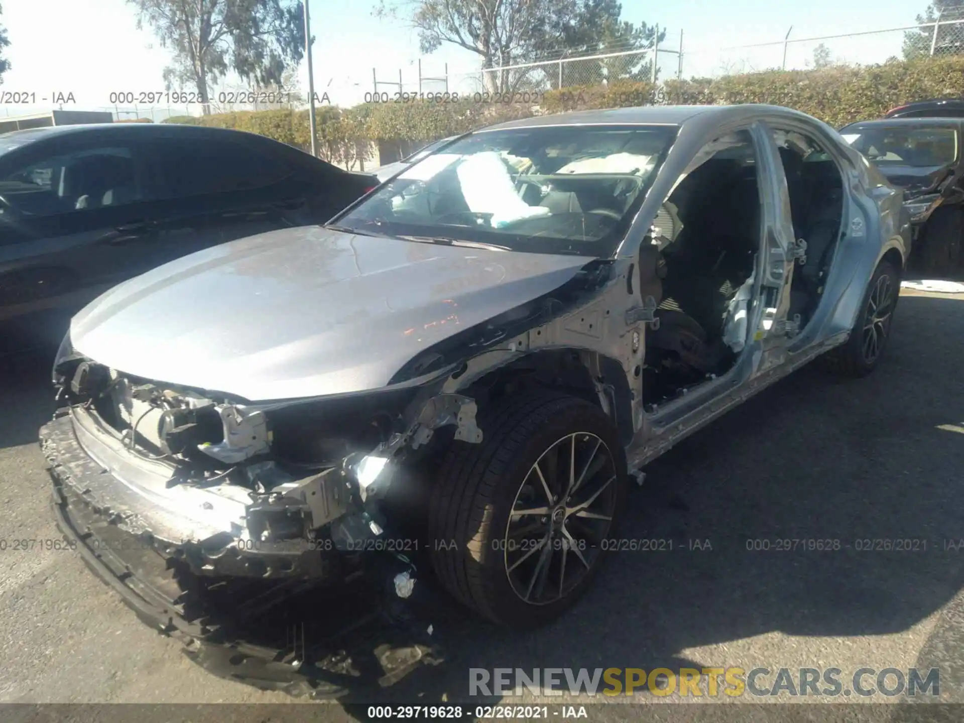 2 Photograph of a damaged car 4T1G11AK3MU421111 TOYOTA CAMRY 2021