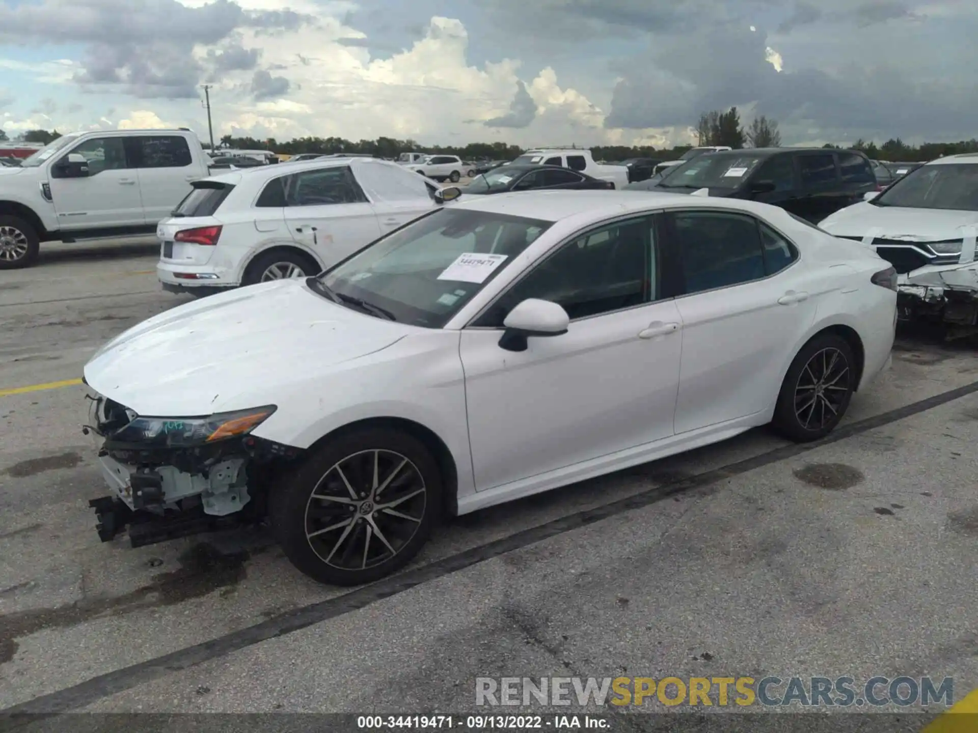 2 Photograph of a damaged car 4T1G11AK3MU427099 TOYOTA CAMRY 2021