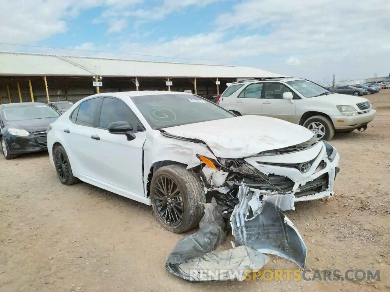 1 Photograph of a damaged car 4T1G11AK3MU431475 TOYOTA CAMRY 2021